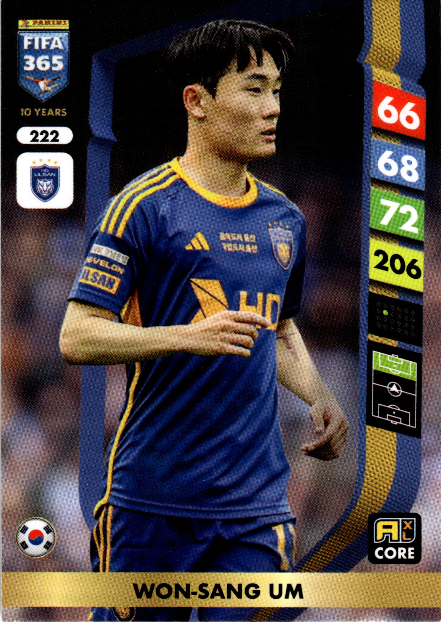 Won-Sang Um - Panini Adrenalyn XL FIFA 365 Base Set 2025, Nr. 222 (Art.-Nr. SG107790)