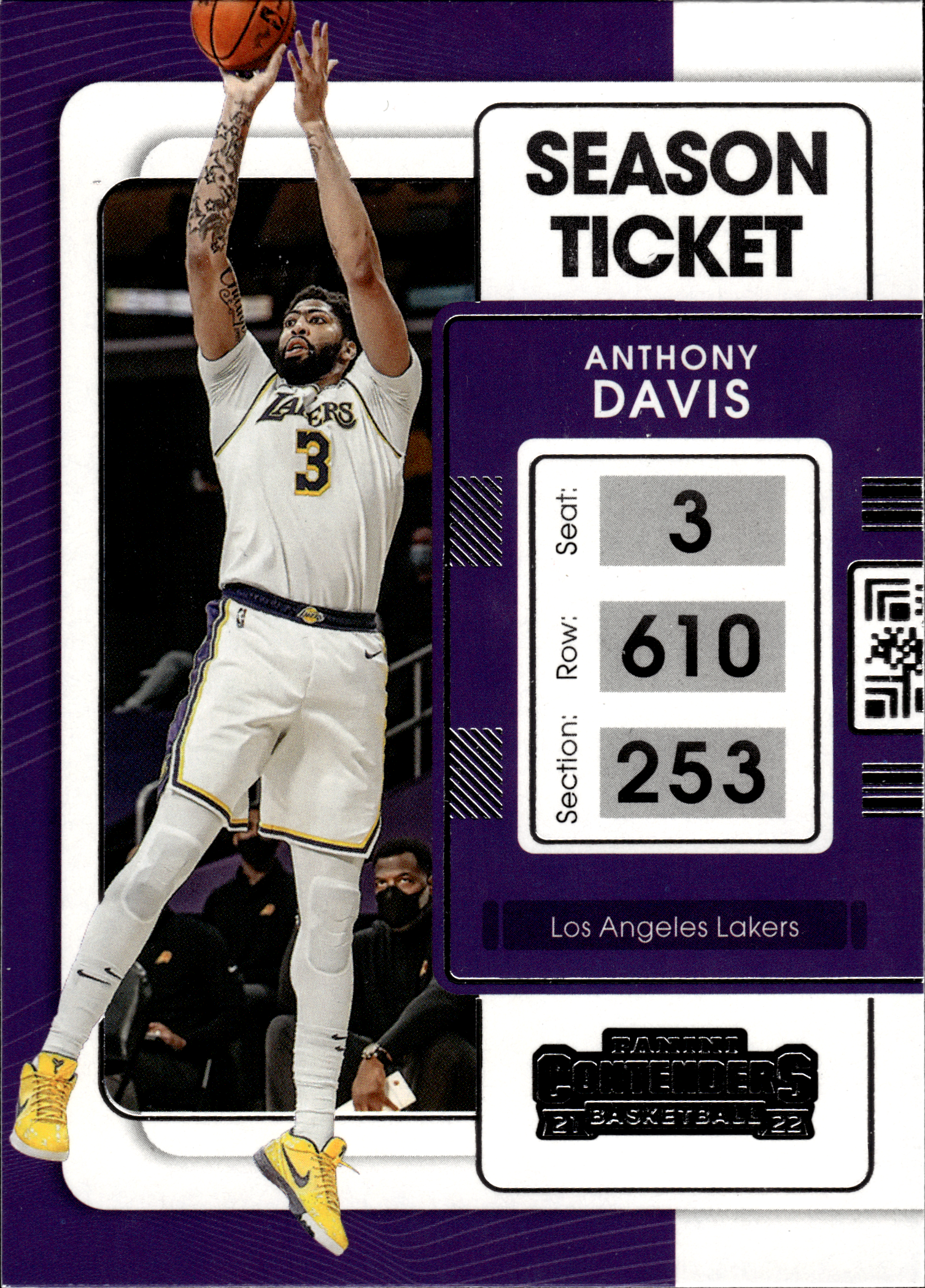 Anthony Davis - Panini Contenders Season Ticket 2021-22, Nr. 72 (Art.-Nr. SG103561)