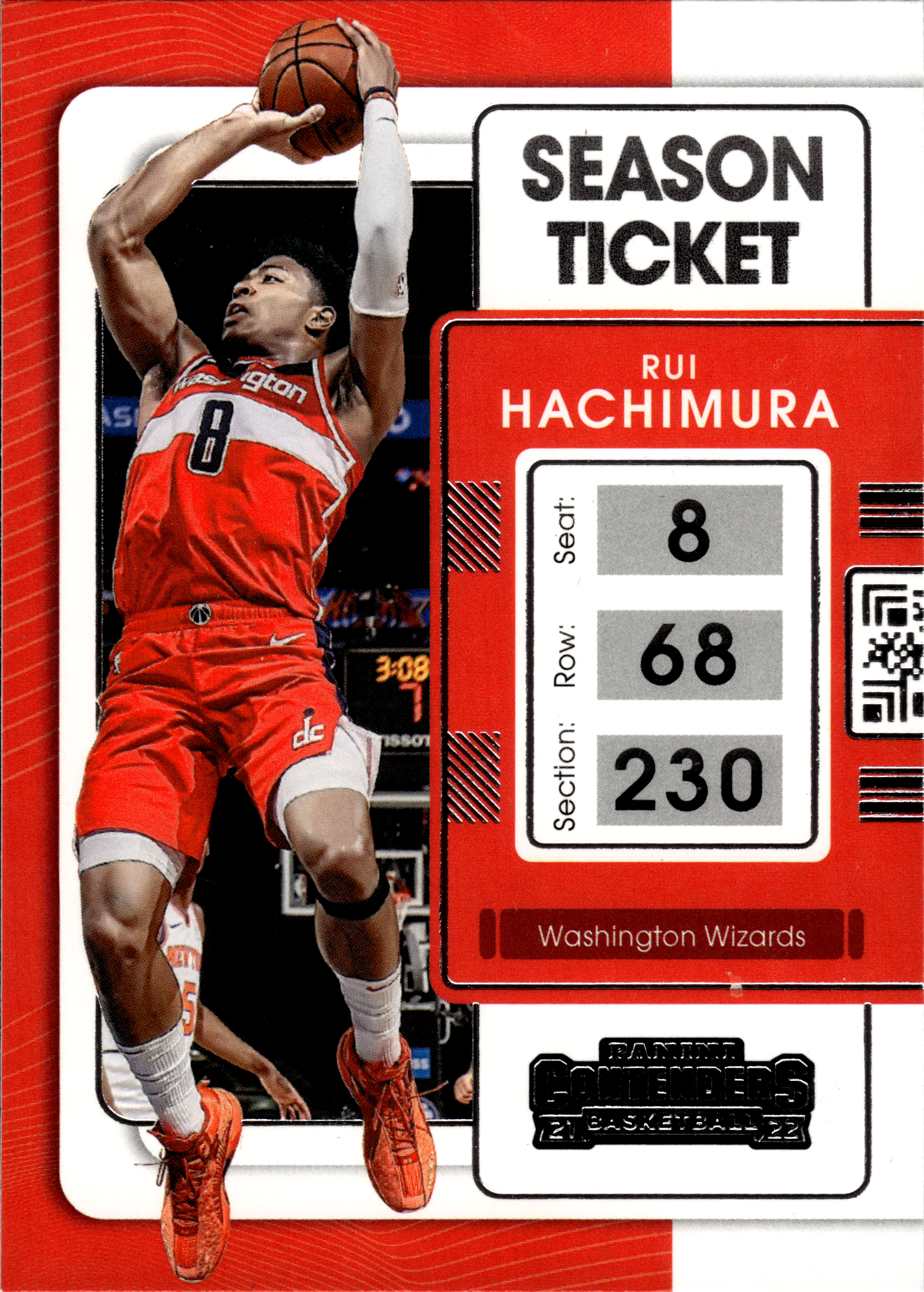 Rui Hachimura - Panini Contenders Season Ticket 2021-22, Nr. 91 (Art.-Nr. SG103618)