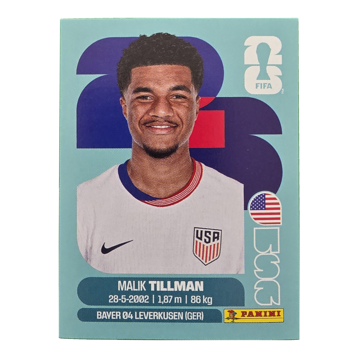 Malik Tillman - USA, FIFA WM 2026, Nr. USA15