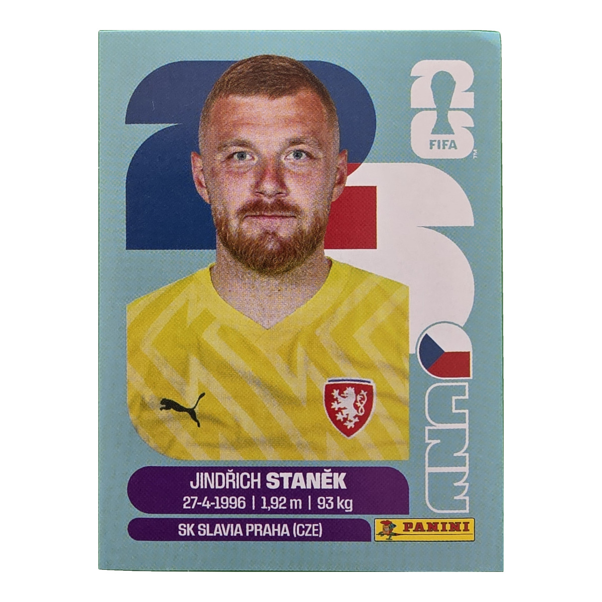 Jindrich Stanek - Tschechische Republik, FIFA WM 2026, Nr. CZE3