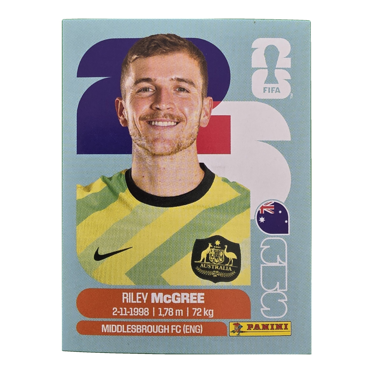 Riley McGree - Australien, FIFA WM 2026, Nr. AUS12