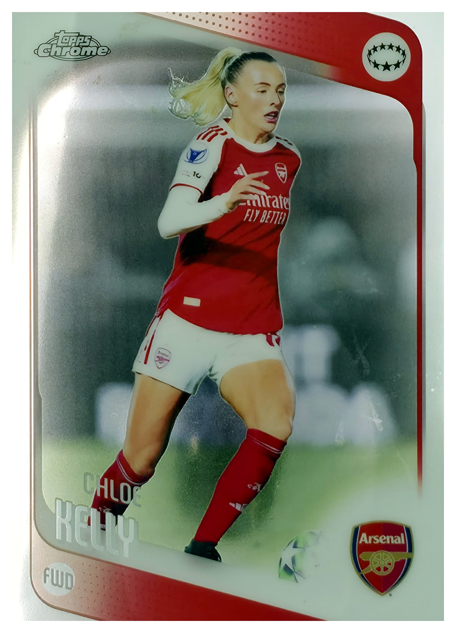 Chloe Kelly - Topps Chrome UEFA Women's Champions League Base Set 2025-26, Nr. 12 (Art.-Nr. SG110899)