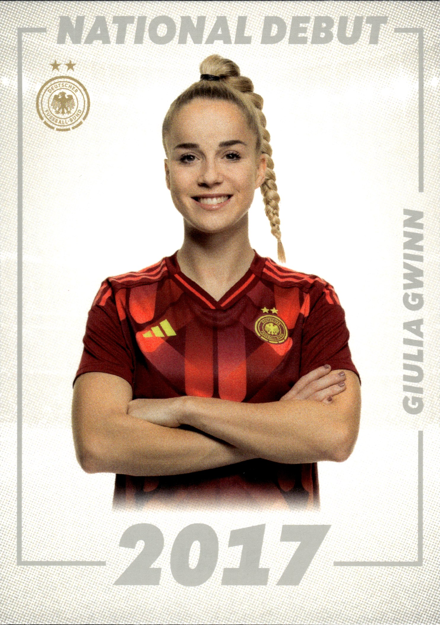 Giulia Gwinn - Panini DFB-Frauen Team-Set National Debut 2025, Nr. DEB-11 – Insert (Art.-Nr. SG109828)