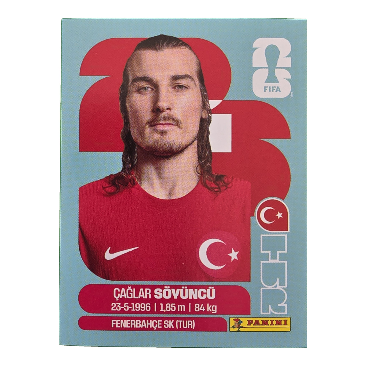 Çağlar Söyüncü - Türkei, FIFA WM 2026, Nr. TUR6