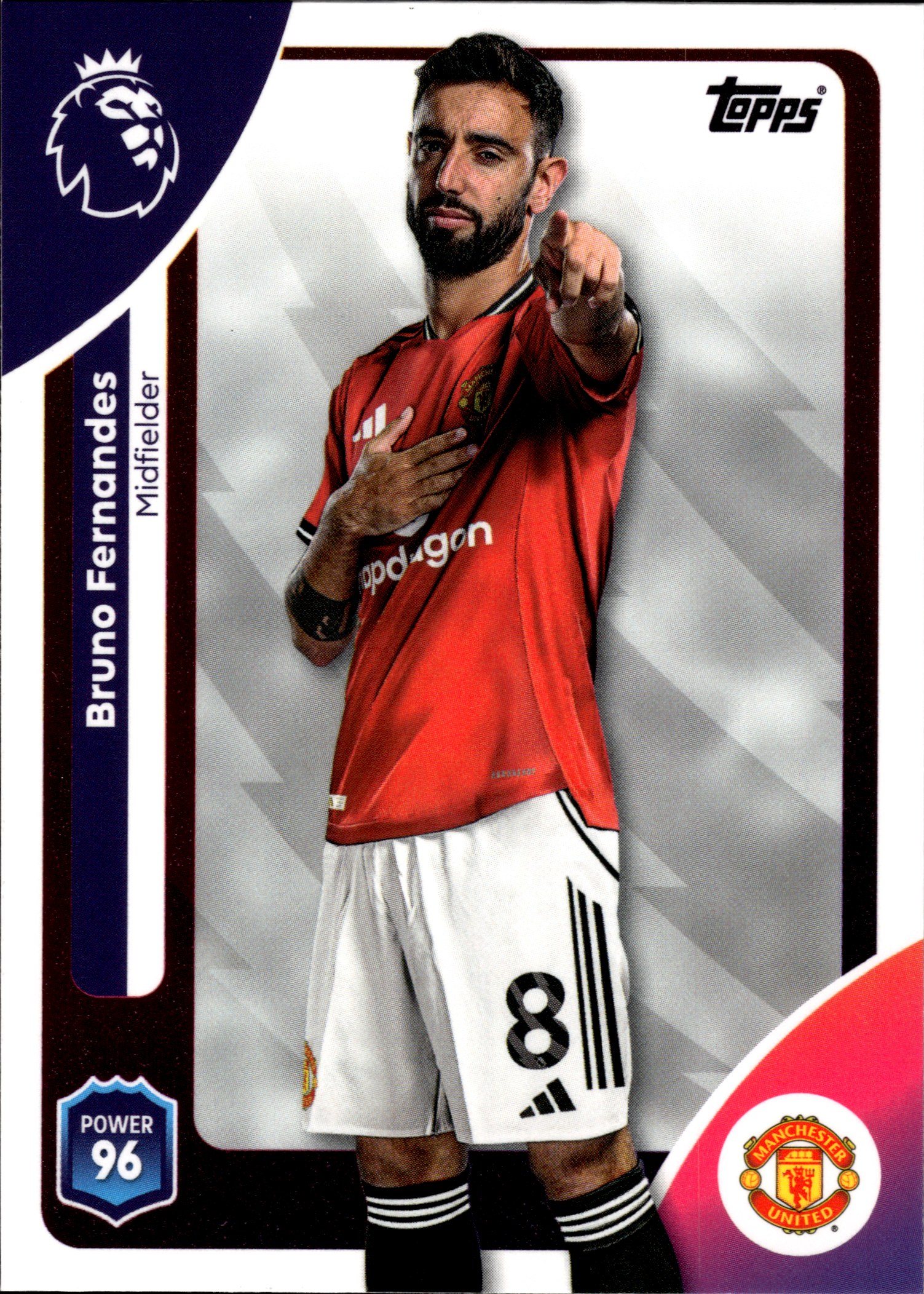 Bruno Fernandes - Topps Match Attax Premier League Base Set 2025-26, Nr. 208 (Art.-Nr. SG109894)