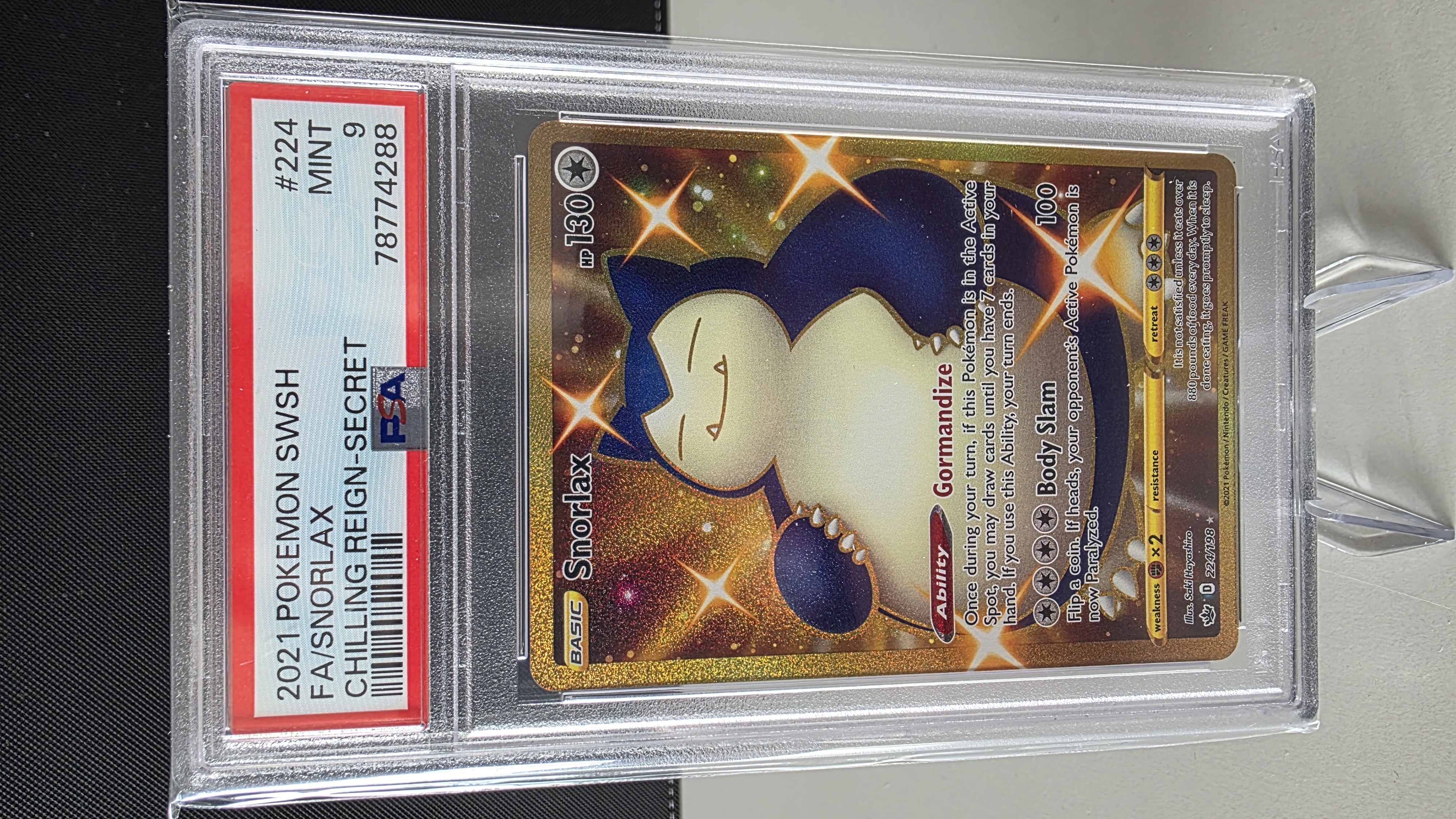 2021 Pokémon Sword & Shield - FA/Snorlax - Chilling Reign-Secret - #224/198