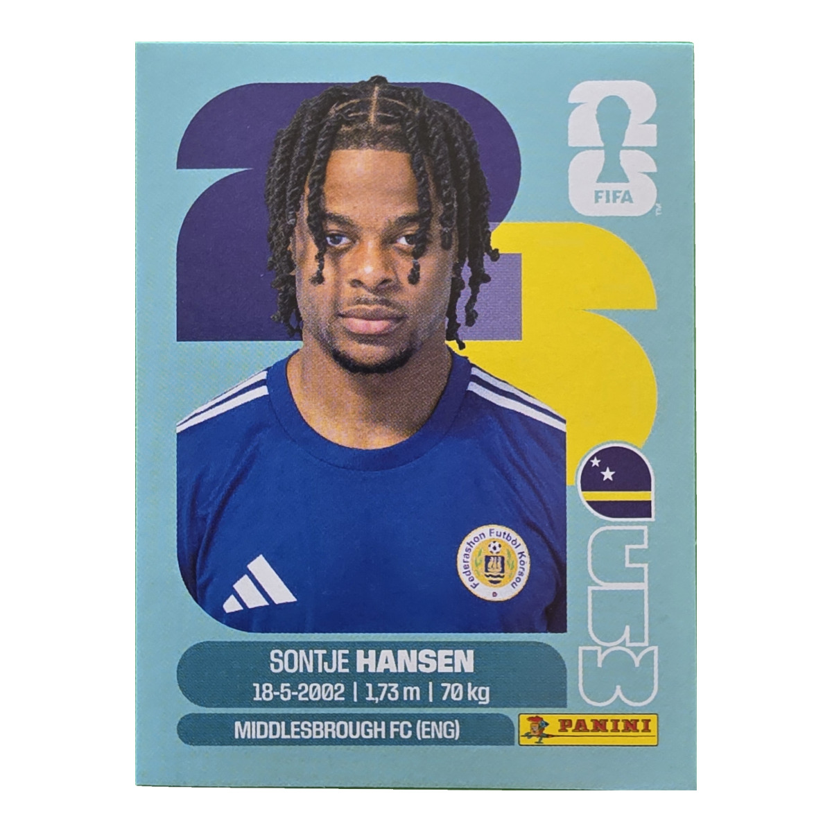 Sontje Hansen - Curaçao, FIFA WM 2026, Nr. CUW20