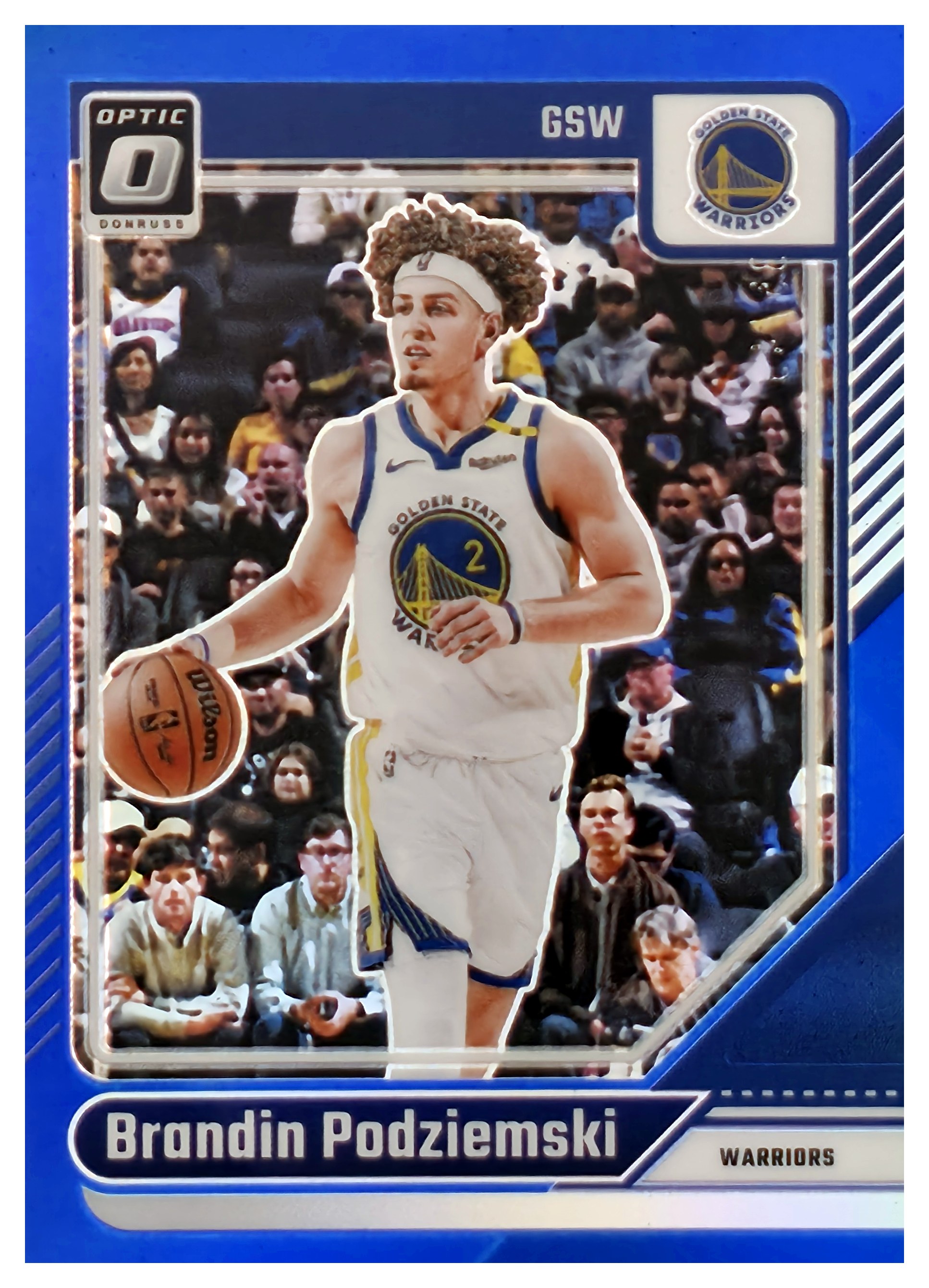 Brandin Podziemski - Panini Donruss Optic Base Set 2024-25, Nr. 36 – Nummeriert, Blue (Art.-Nr. SG109091)