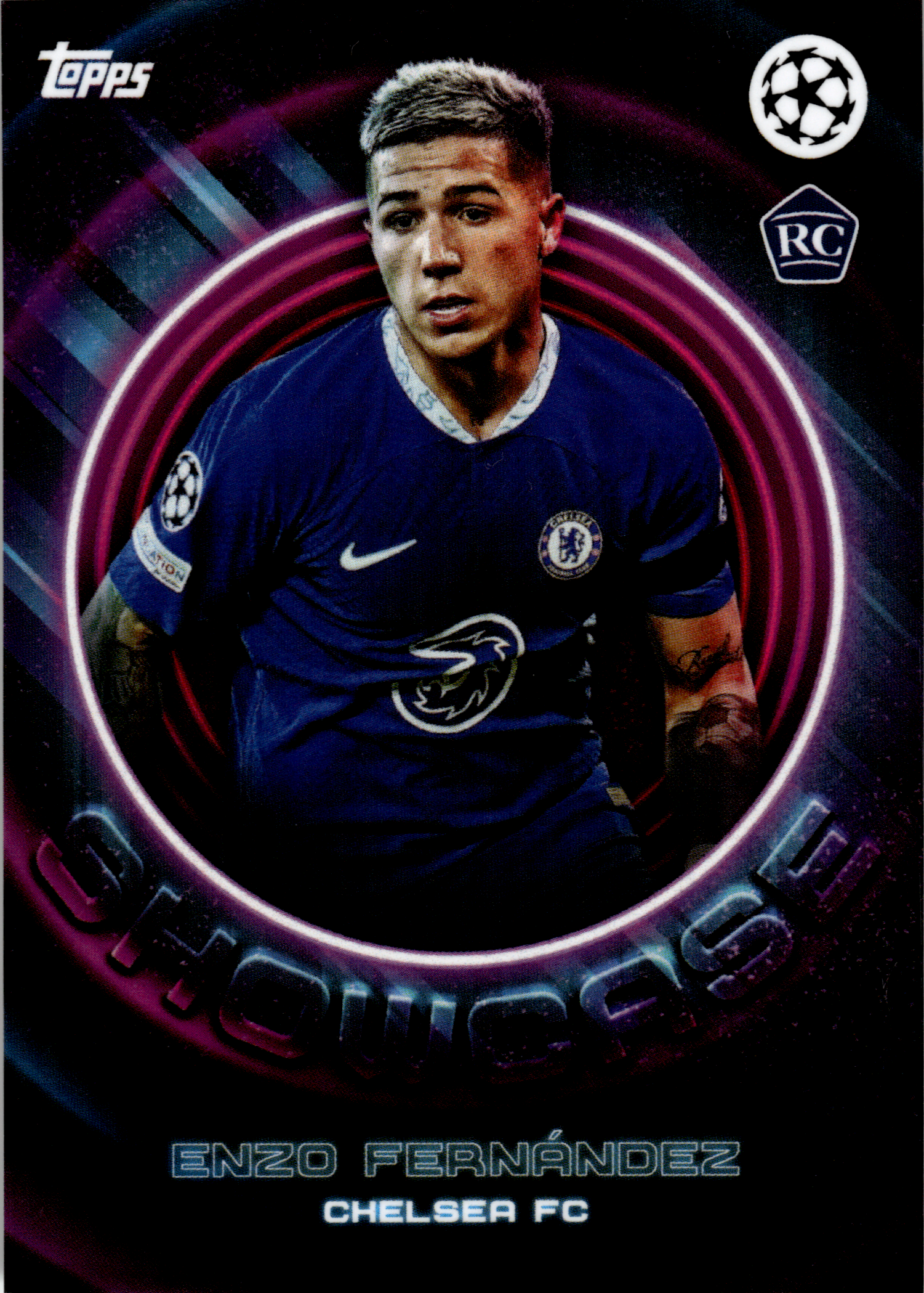Enzo Fernández - Topps UEFA Club Competitions Showcase 2023-24 (Art.-Nr. SG102918)