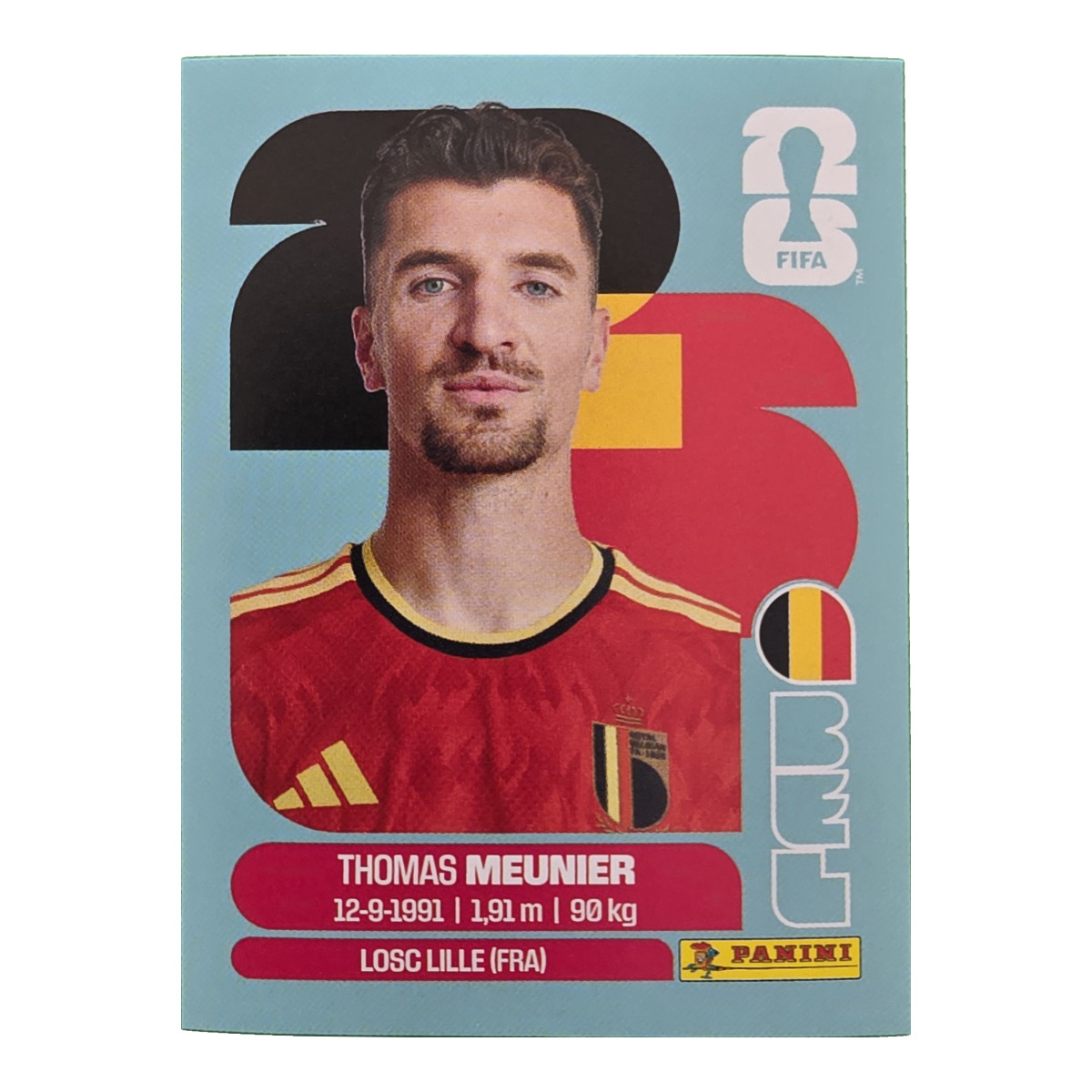 Thomas Meunier - Belgien, FIFA WM 2026, Nr. BEL8