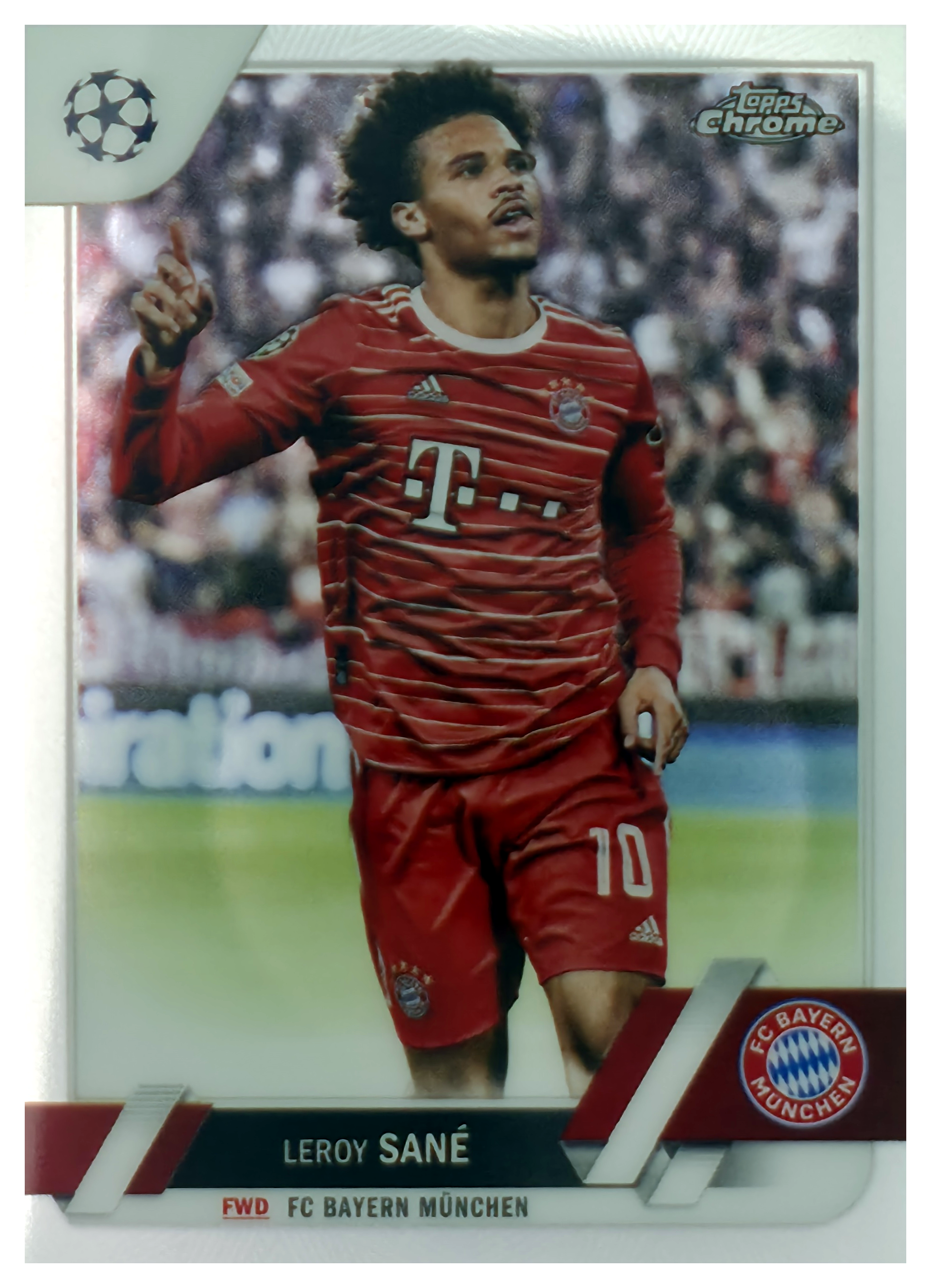 Leroy Sané - Topps Chrome UEFA Club Competitions Base Set 2022-23, Nr. 196 (Art.-Nr. SG105857)