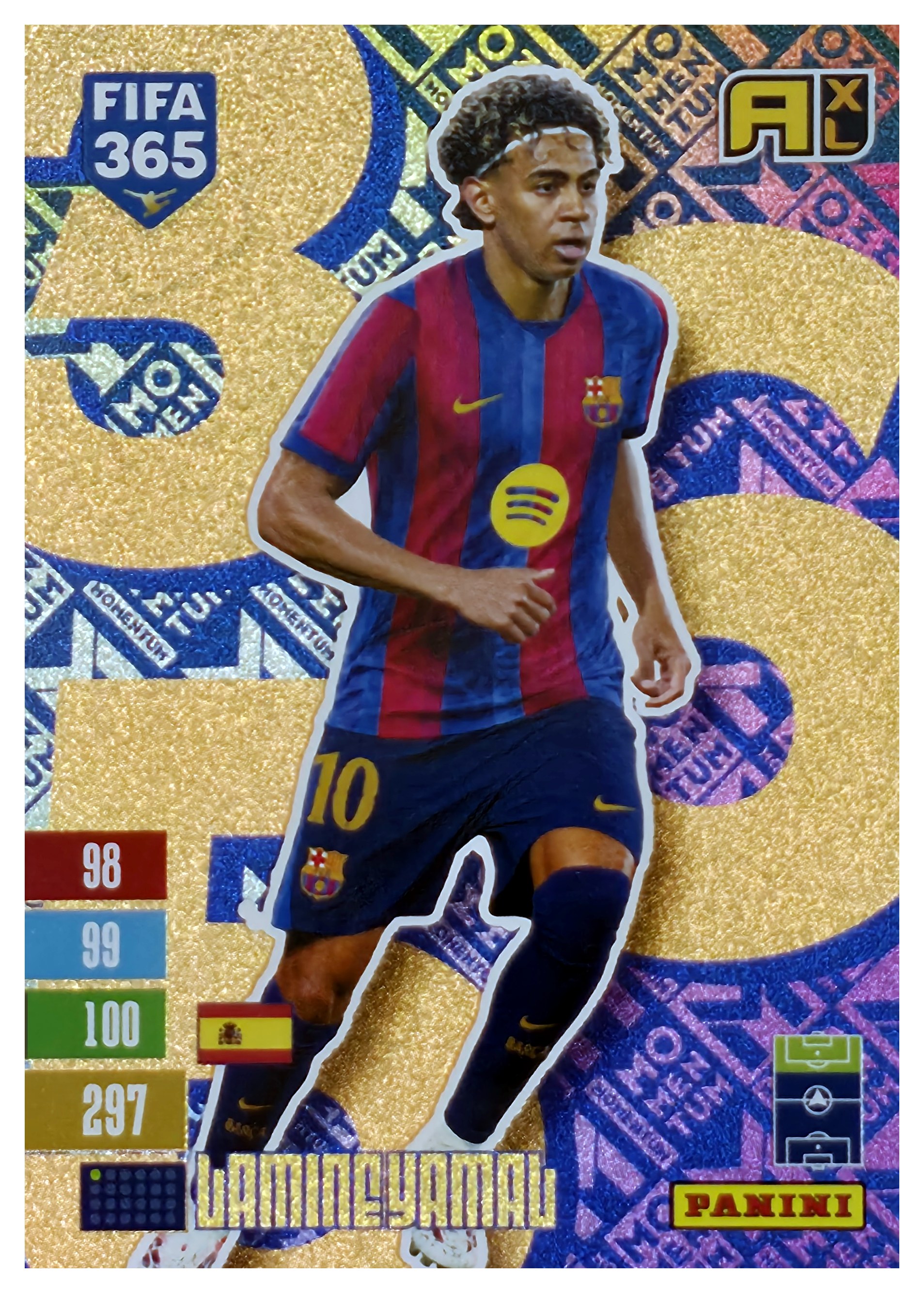 Lamine Yamal - Panini Adrenalyn XL FIFA 365 Momentum 2026-27 (Insert)