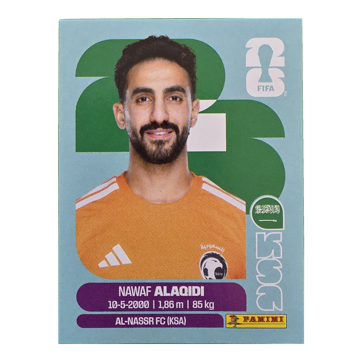 Nawaf Alaqidi - Saudi-Arabien, FIFA WM 2026, Nr. KSA2