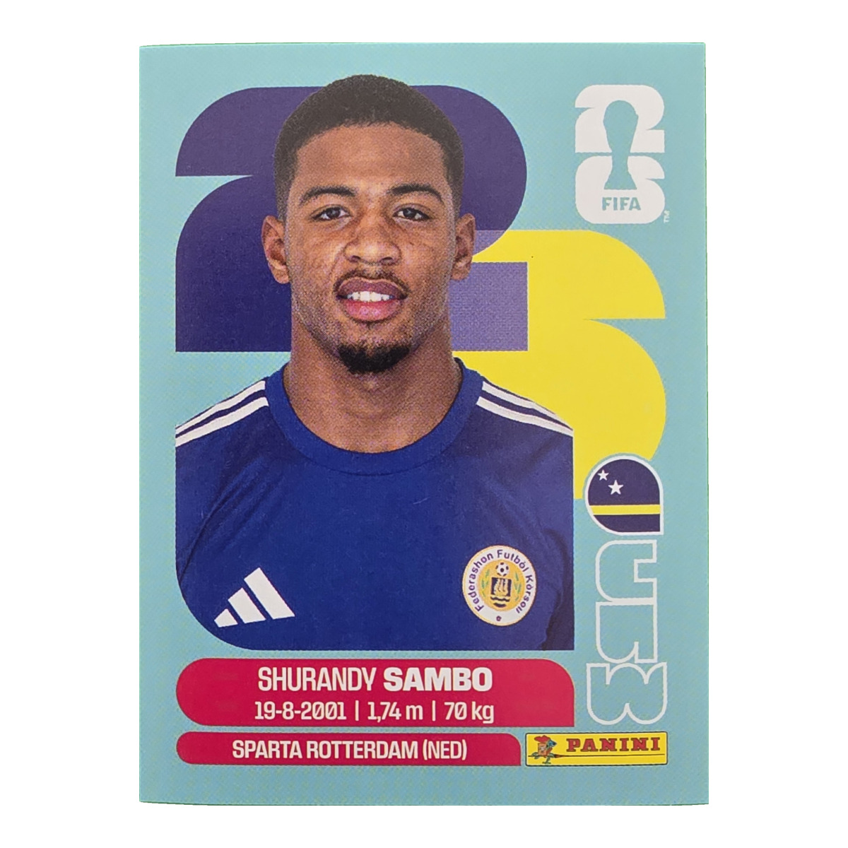 Shurandy Sambo - Curaçao, FIFA WM 2026, Nr. CUW8