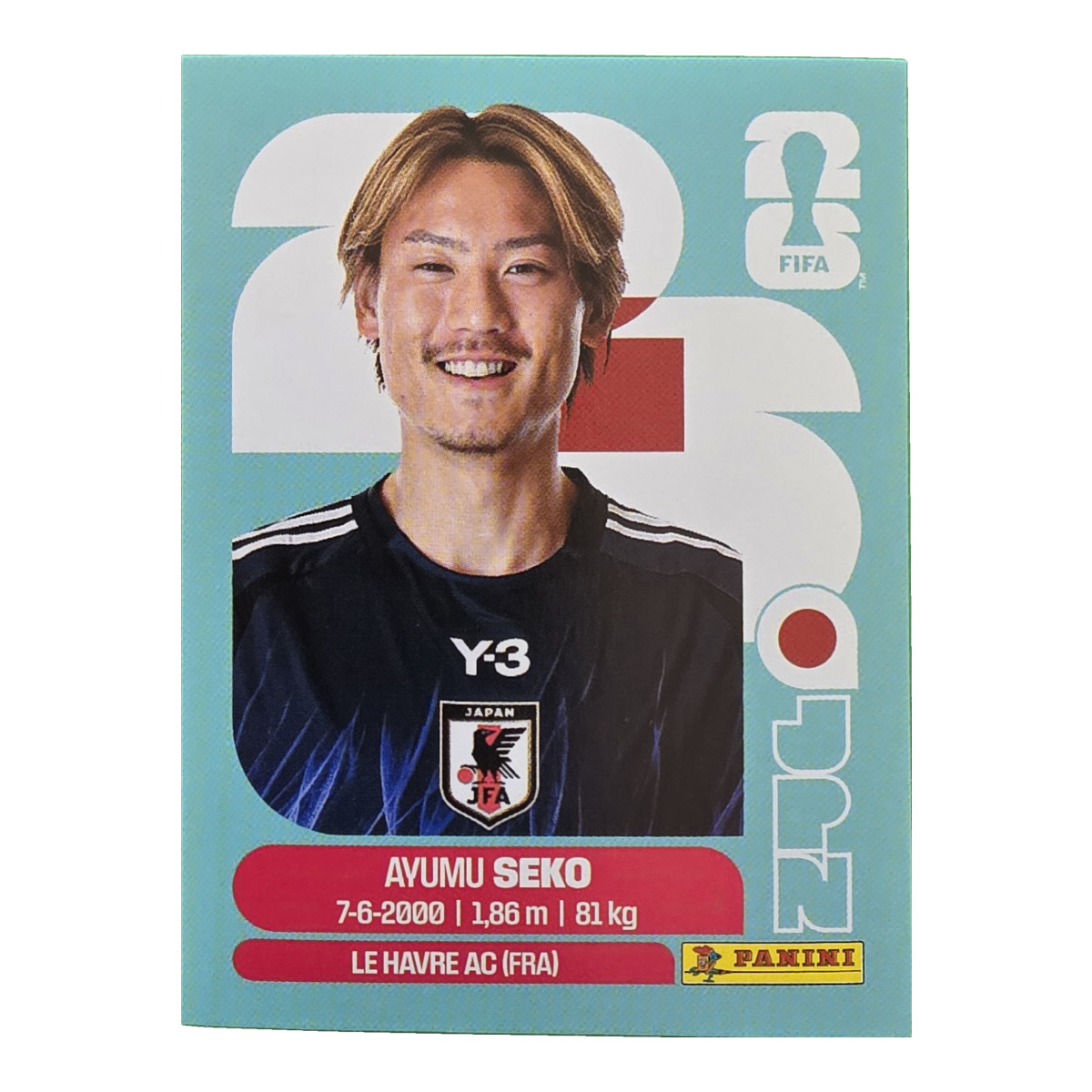 Ayumu Seko - Japan, FIFA WM 2026, Nr. JPN4