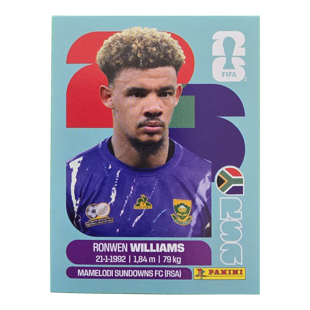 Ronwen Williams - Republik Südafrika, FIFA WM 2026, Nr. RSA2