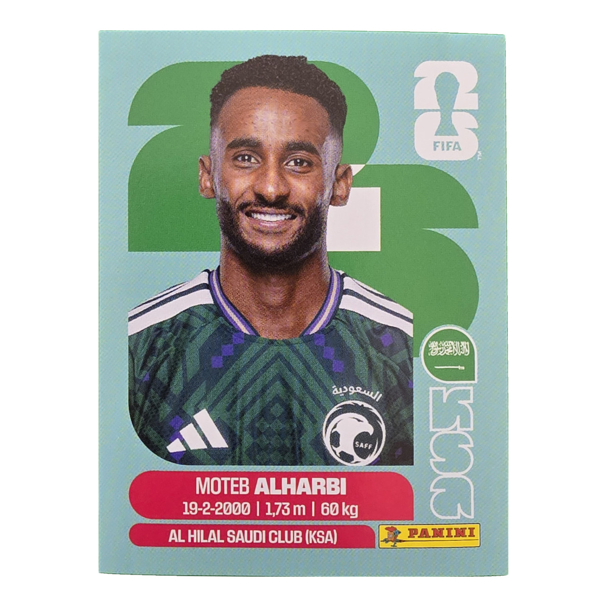 Moteb Al-Harbi - Saudi-Arabien, FIFA WM 2026, Nr. KSA7