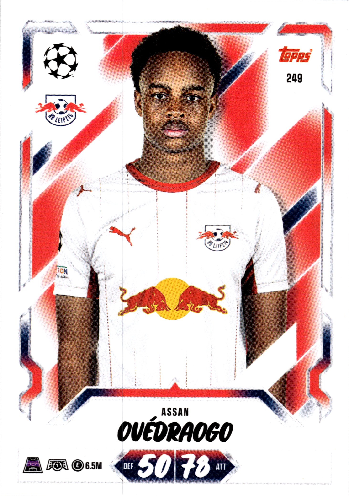 Assan Ouédraogo - Topps Match Attax UEFA Club Competitions Base Set 2026-27, Nr. 249