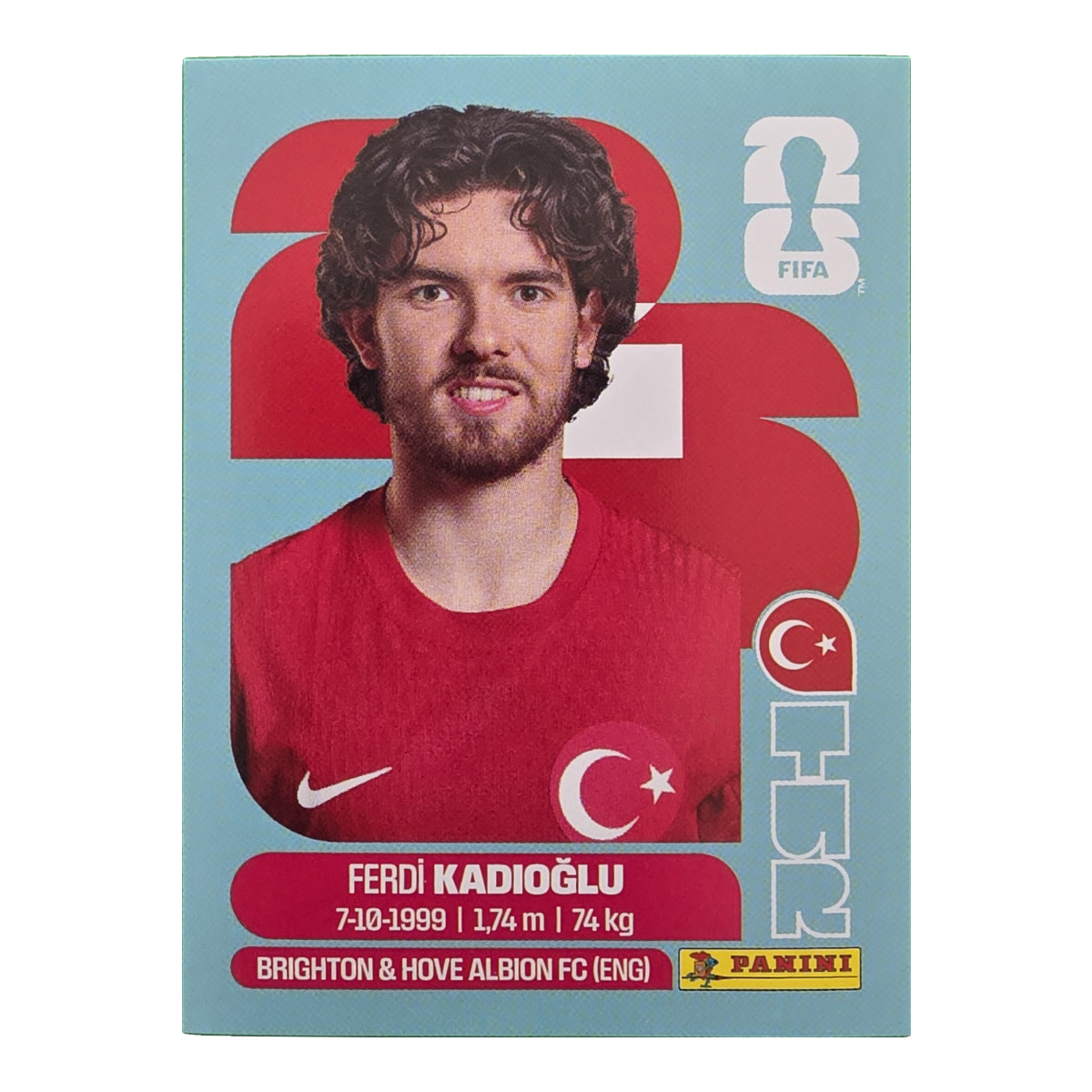 Ferdi Kadioglu - Türkei, FIFA WM 2026, Nr. TUR8