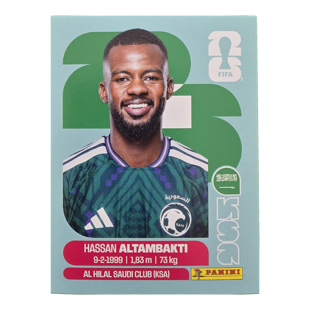 Hassan Altambakti - Saudi-Arabien, FIFA WM 2026, Nr. KSA8