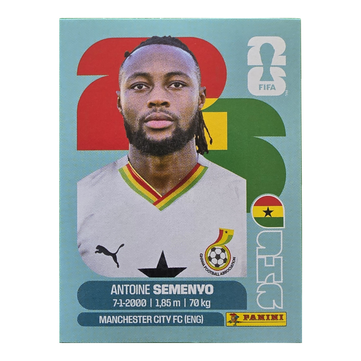 Antoine Semenyo - Ghana, FIFA WM 2026, Nr. GHA20