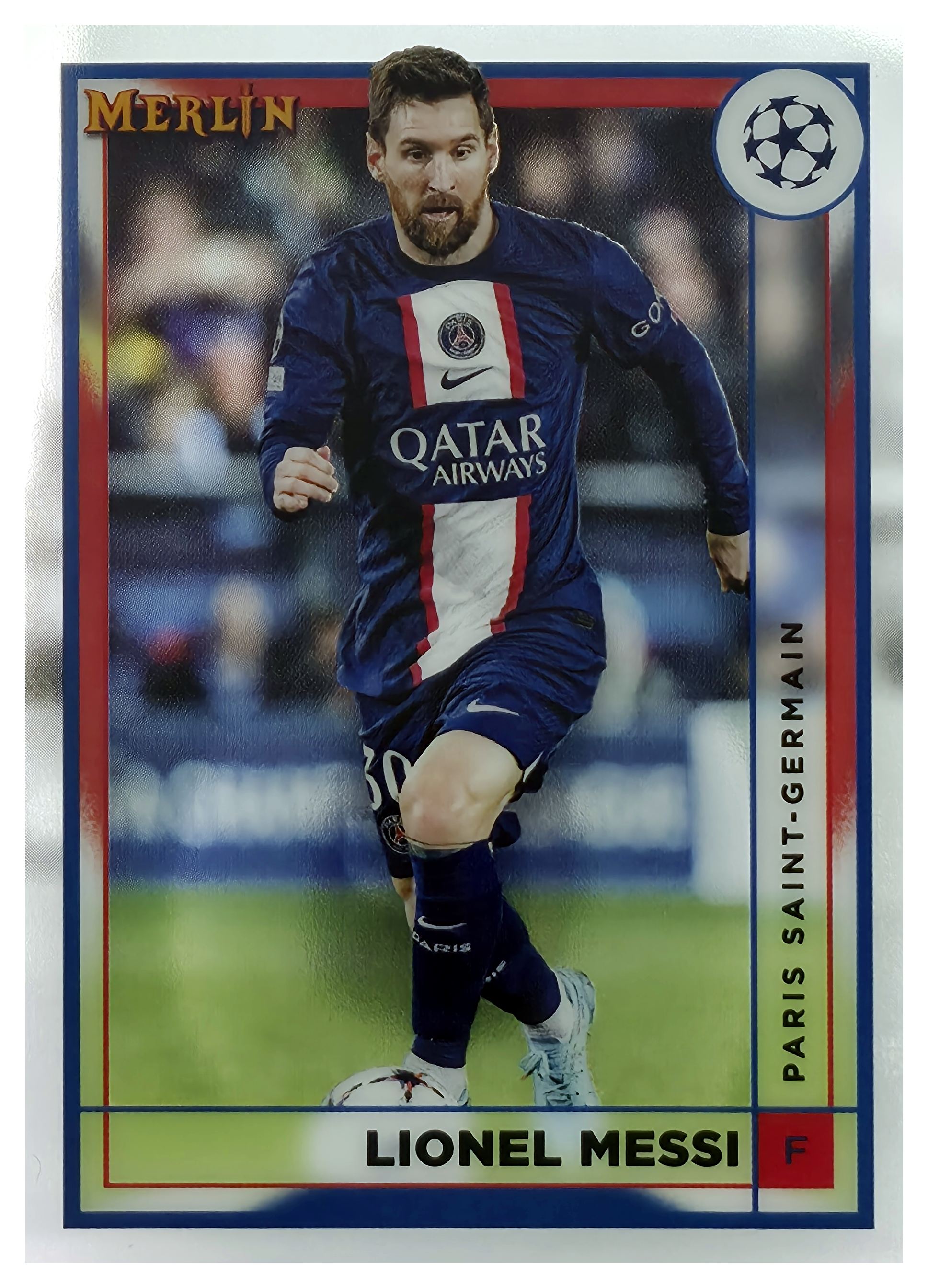 Lionel Messi - Topps Merlin Chrome UEFA Club Competitions Base Set 2022-23, Nr. 104 (Art.-Nr. SG105895)