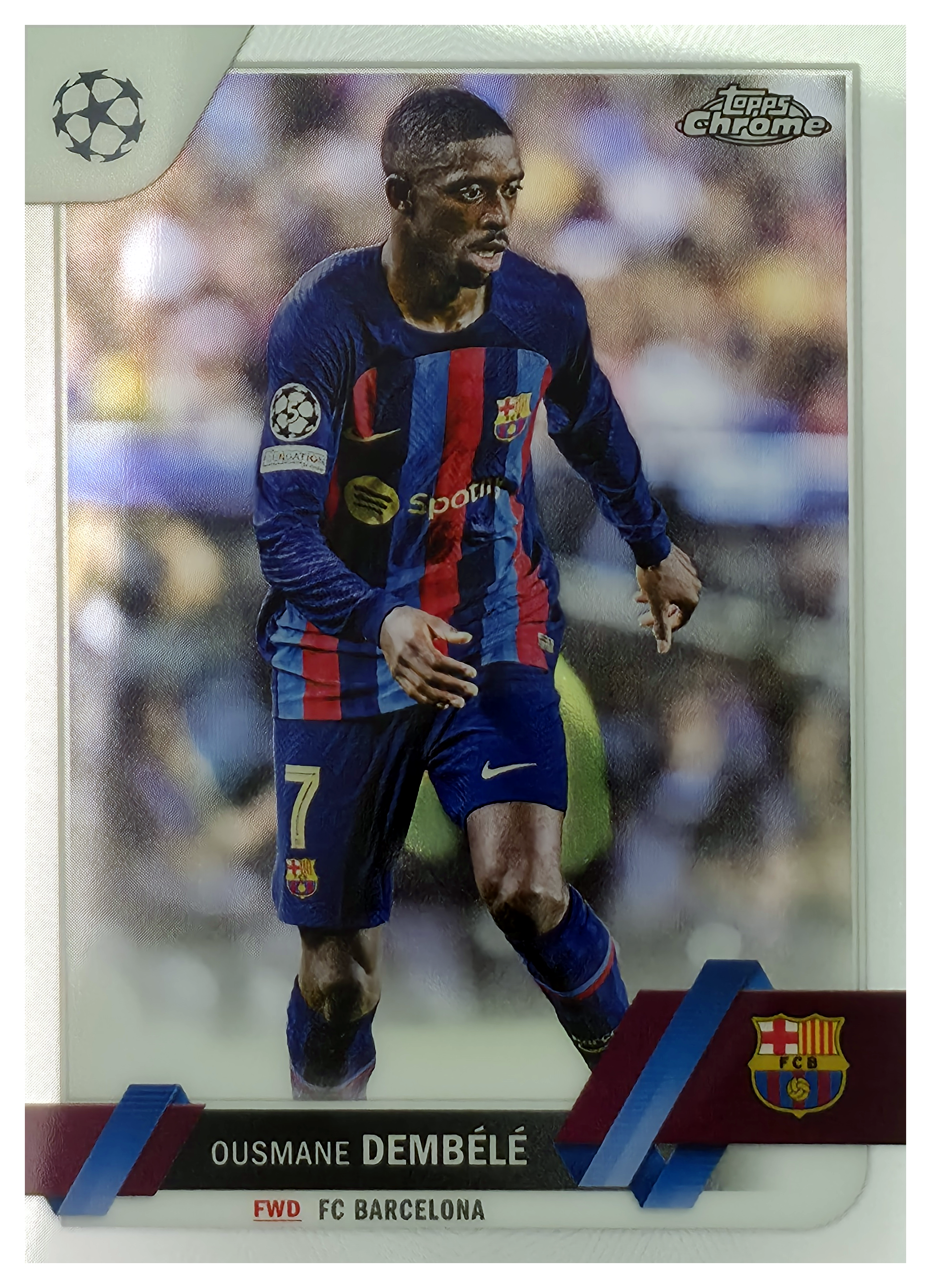 Ousmane Dembélé - Topps Chrome UEFA Club Competitions Base Set 2022-23, Nr. 98 (Art.-Nr. SG105796)