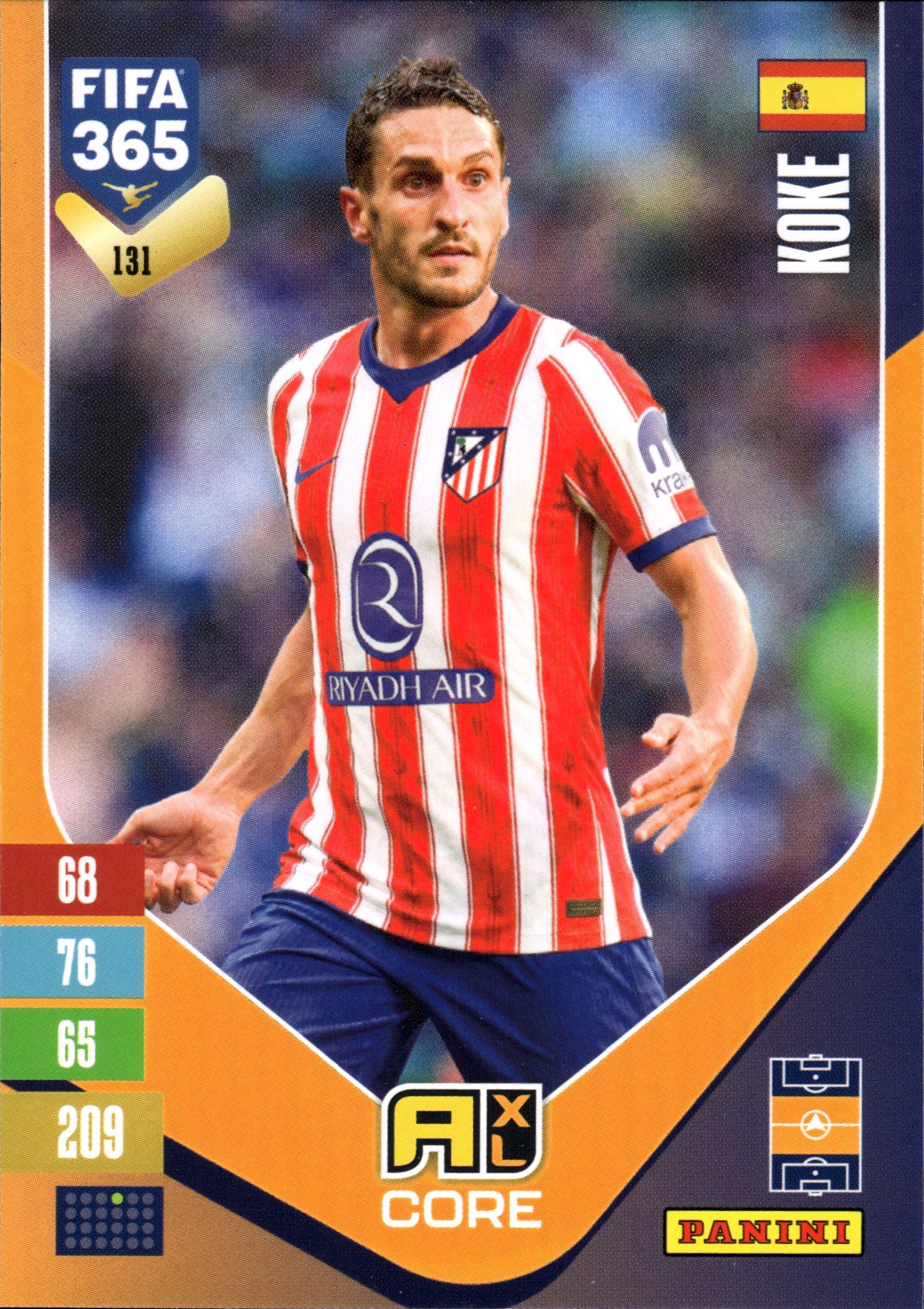 Koke - Panini Adrenalyn XL FIFA 365 Base Set 2026-27, Nr. 131 (Art.-Nr. SG110098)
