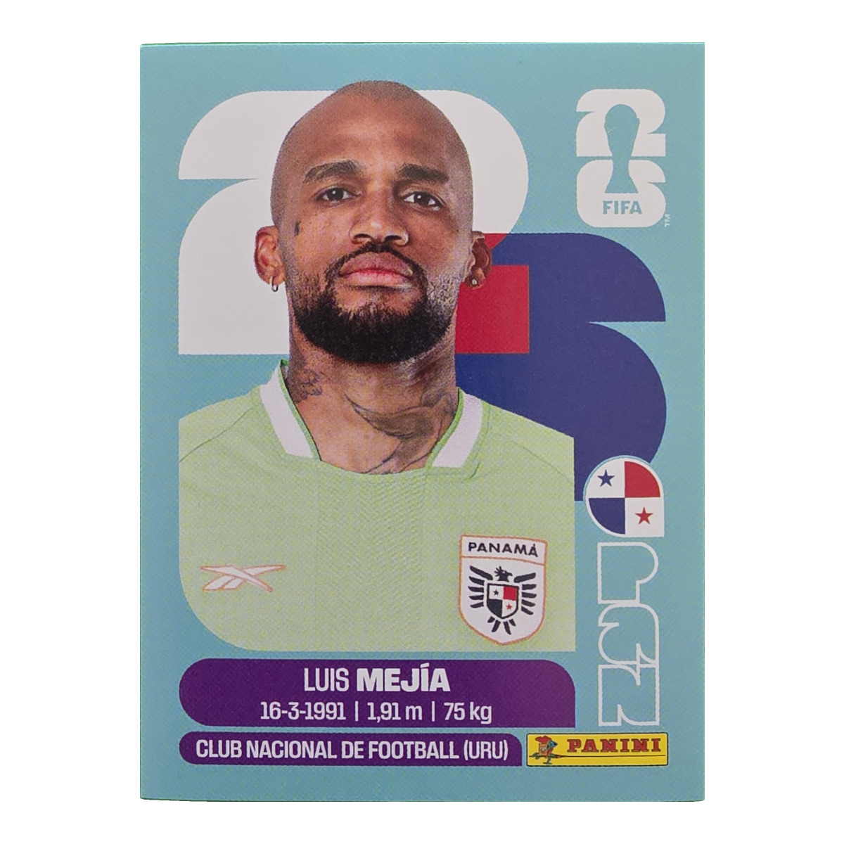 Luis Mejia - Panama, FIFA WM 2026, Nr. PAN3