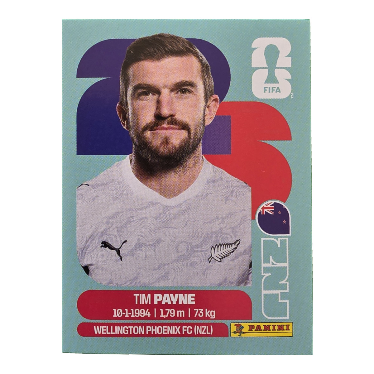 Tim Payne - Neuseeland, FIFA WM 2026, Nr. NZL6