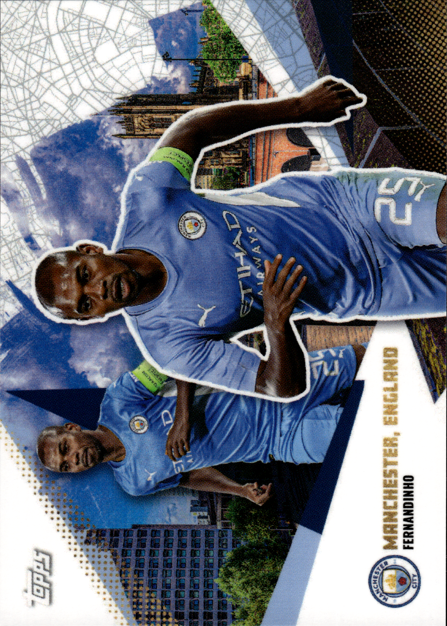 Fernandinho - Topps Manchester City Team Set Manchester, England 2021-22 (Insert)