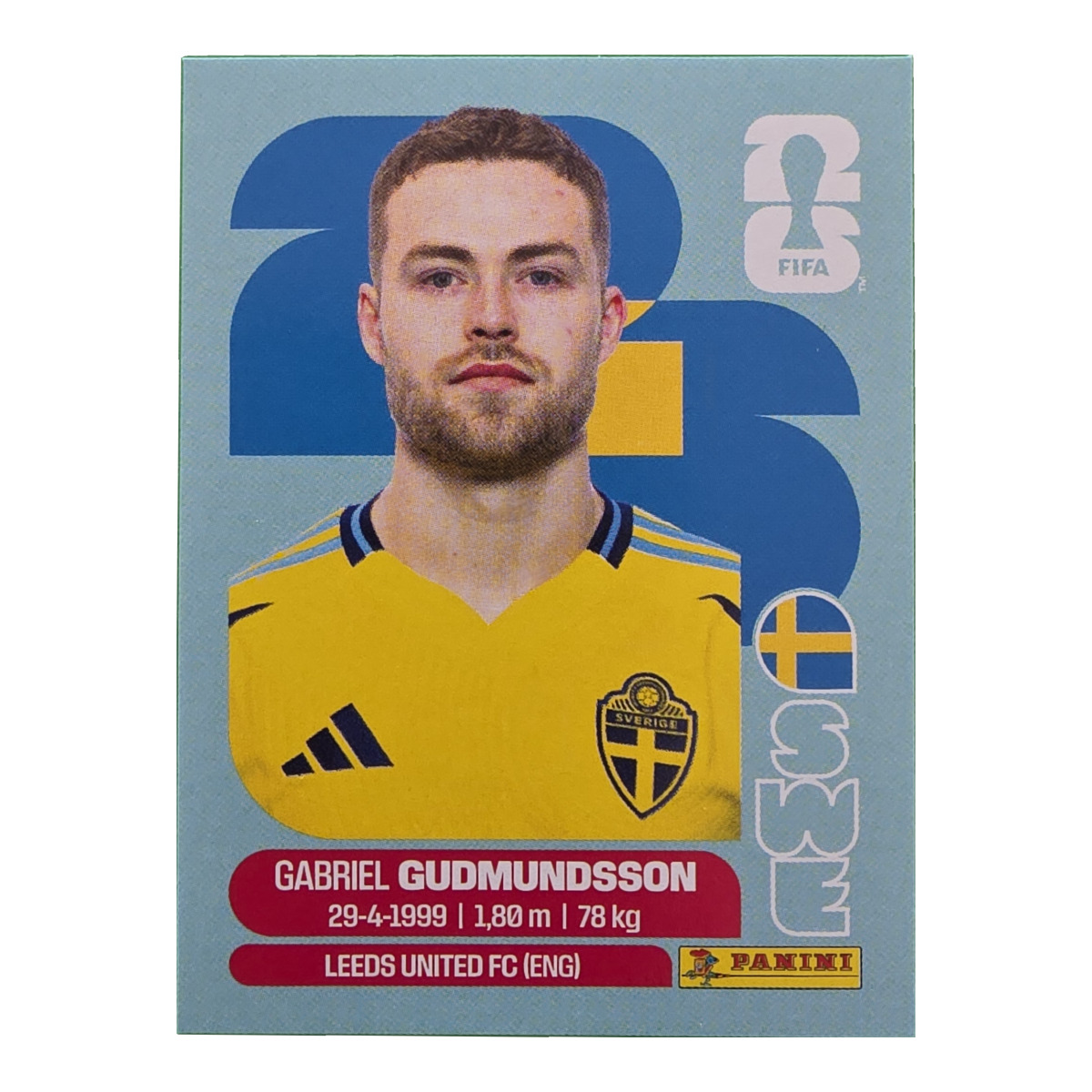 Gabriel Gudmundsson - Schweden, FIFA WM 2026, Nr. SWE4