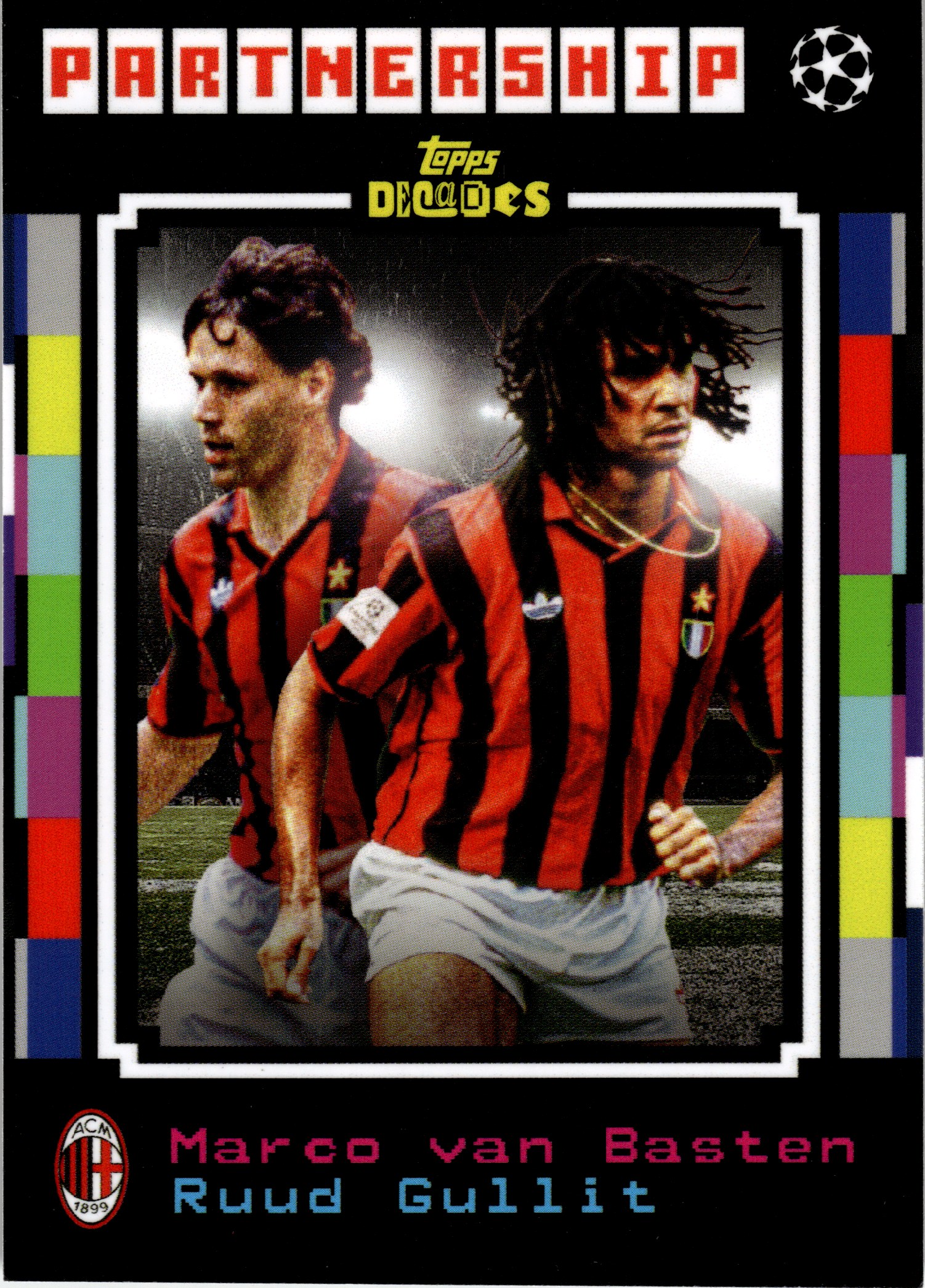 Marco van Basten / Ruud Gullit - Topps Decades UEFA Club Competitions Partnerships 2024-25 (Art.-Nr. SG107999)