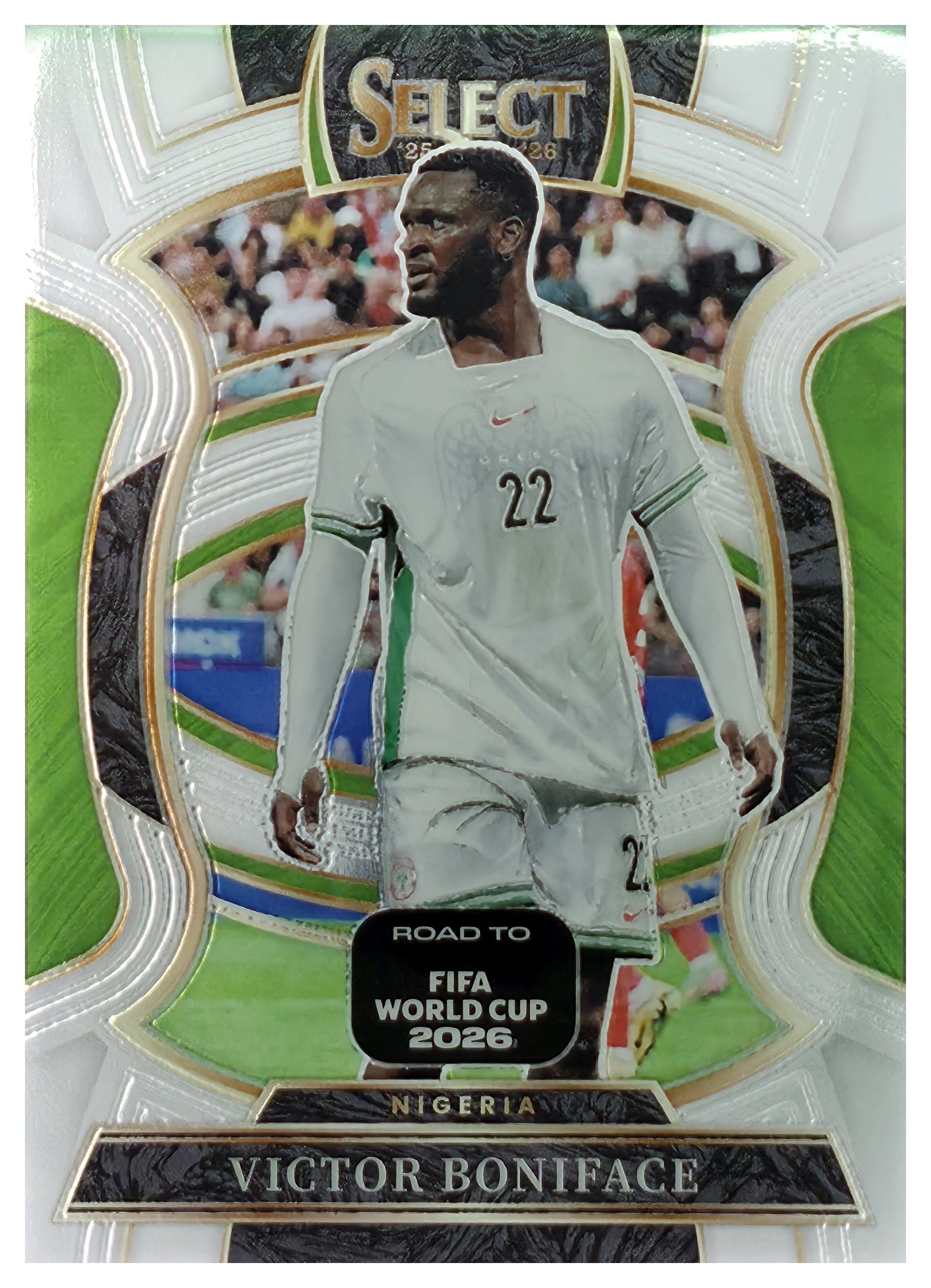 Victor Boniface - Panini Select FIFA Road to World Cup Terrace 2025-26, Nr. 21 (Art.-Nr. SG110846)