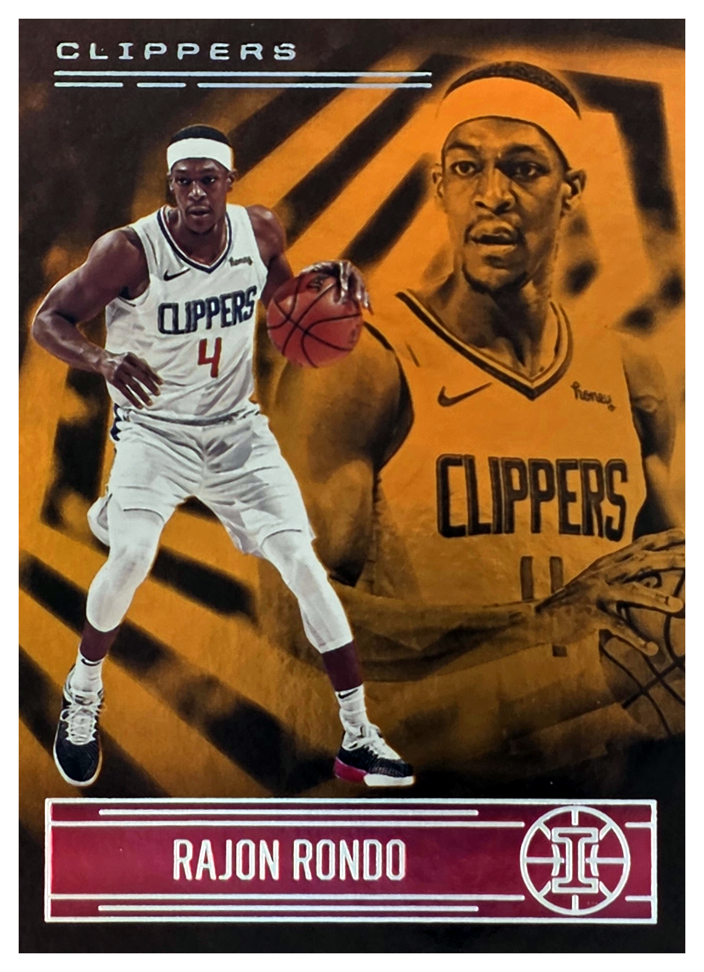 Rajon Rondo - Panini Illusions Base Set 2020-21, Nr. 41 – Trophy Collection Orange (Art.-Nr. SG104524)
