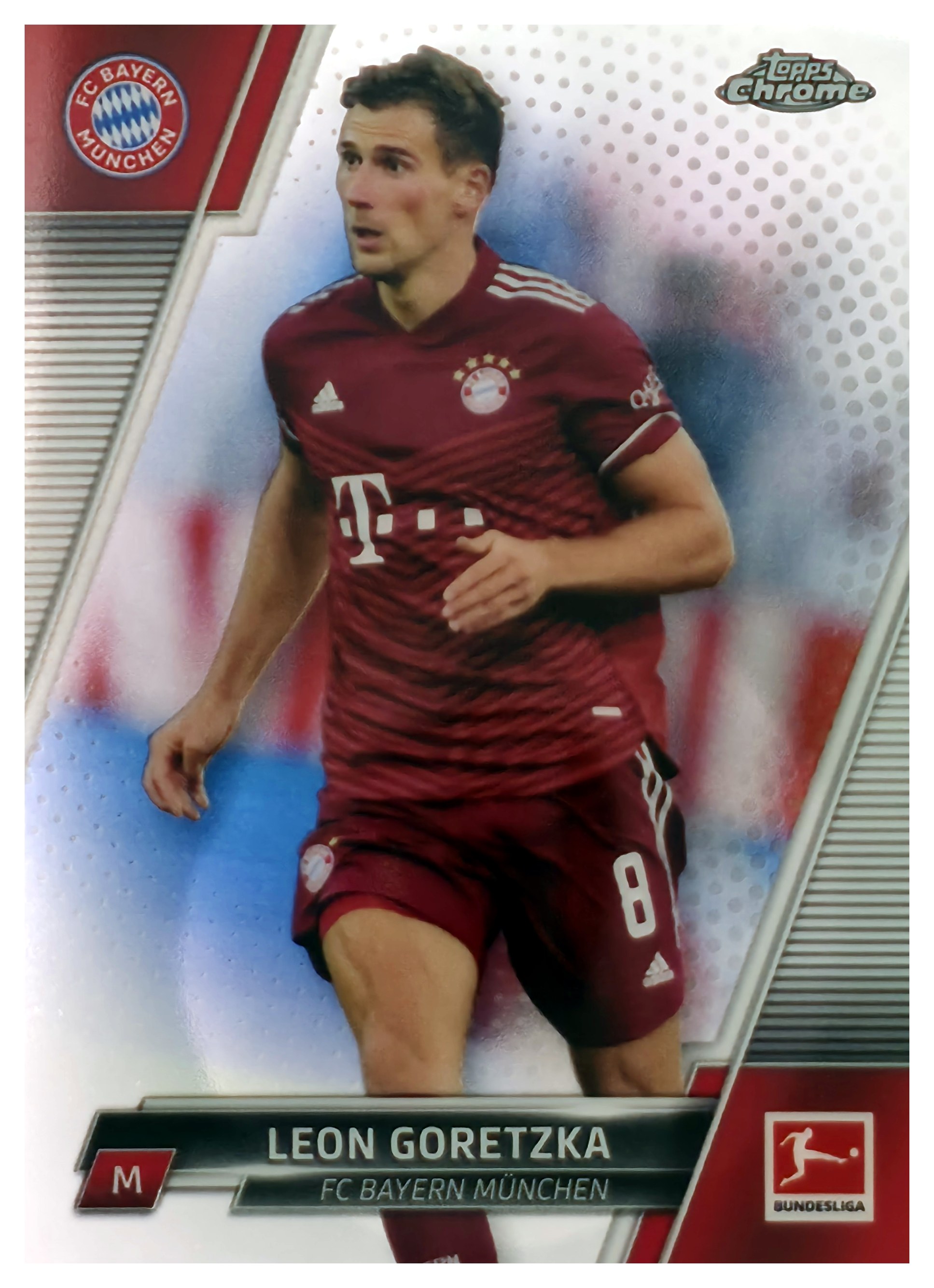 Leon Goretzka - Topps Chrome Bundesliga Base Set 2021-22, Nr. 86 (Art.-Nr. SG110974)