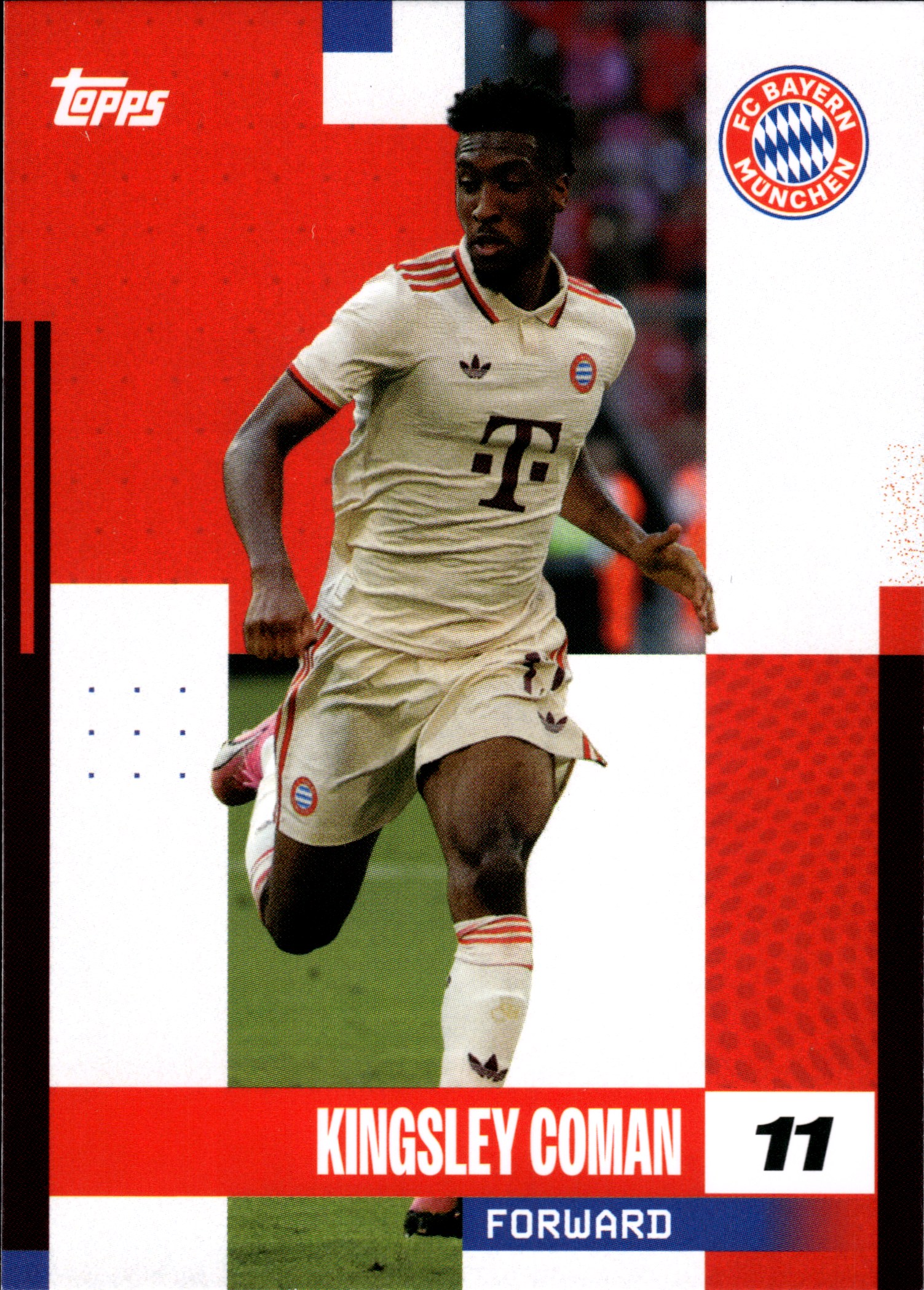 Kingsley Coman - Topps FC Bayern München Team Set First Squad 2024-25, Nr. FS-KC (Art.-Nr. SG107993)