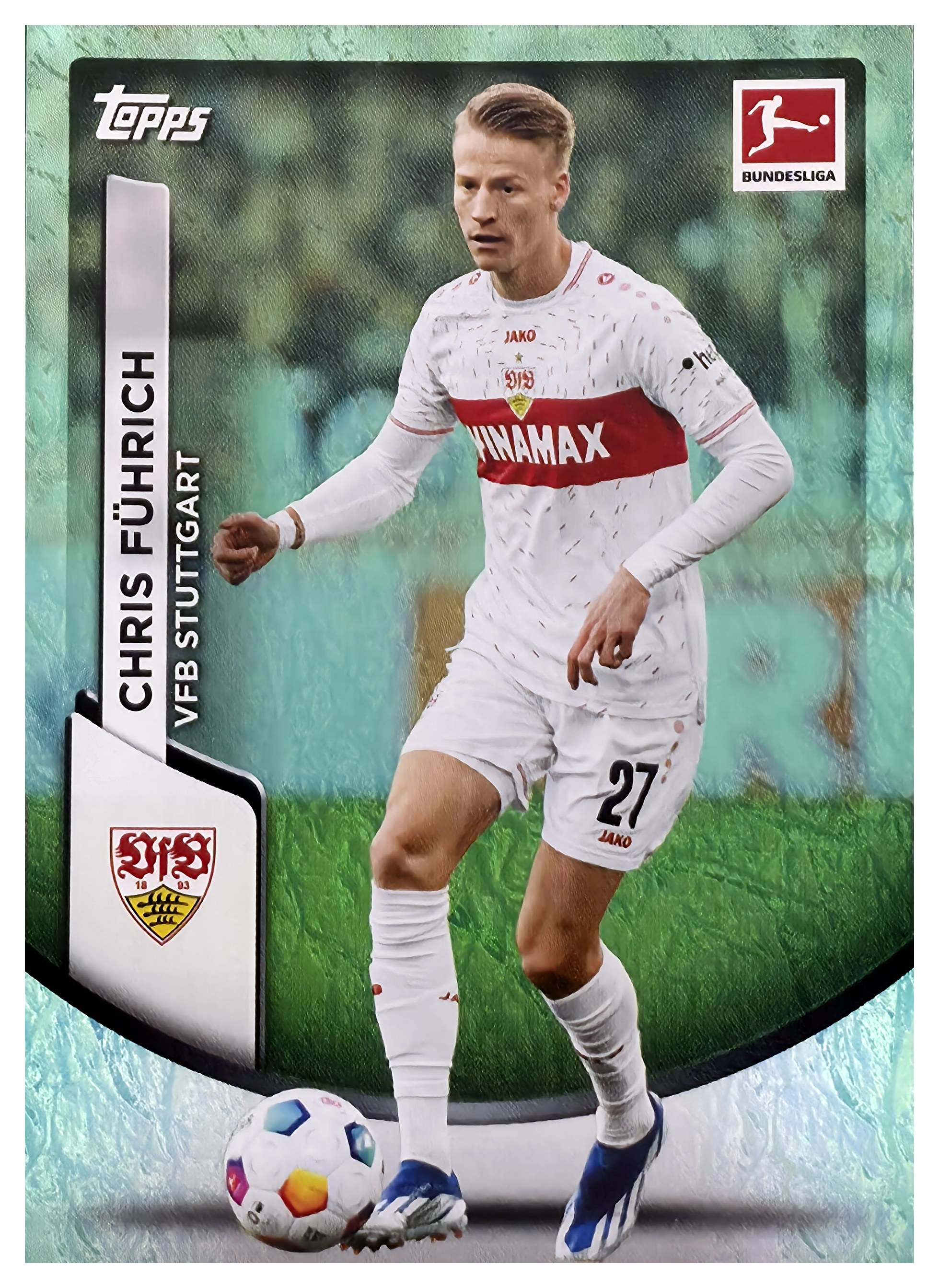 Chris Führich - Topps Chrome Bundesliga Base Set 2023-24, Nr. 91 (Art.-Nr. SG109285)
