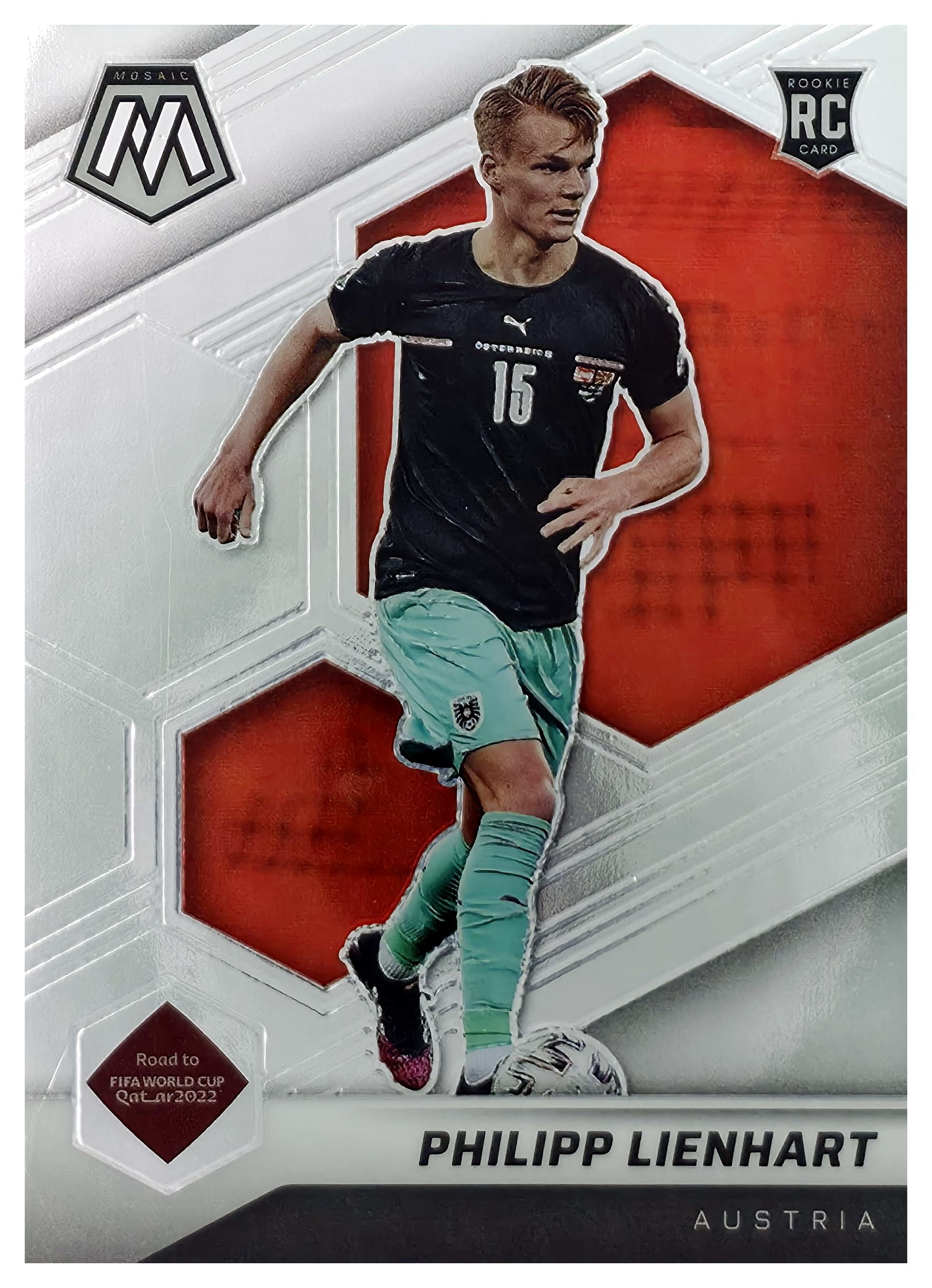 Philipp Lienhart - Panini Mosaic FIFA Road to World Cup Base Set 2021-22, Nr. 138 – Rookie Card (Art.-Nr. SG105951)