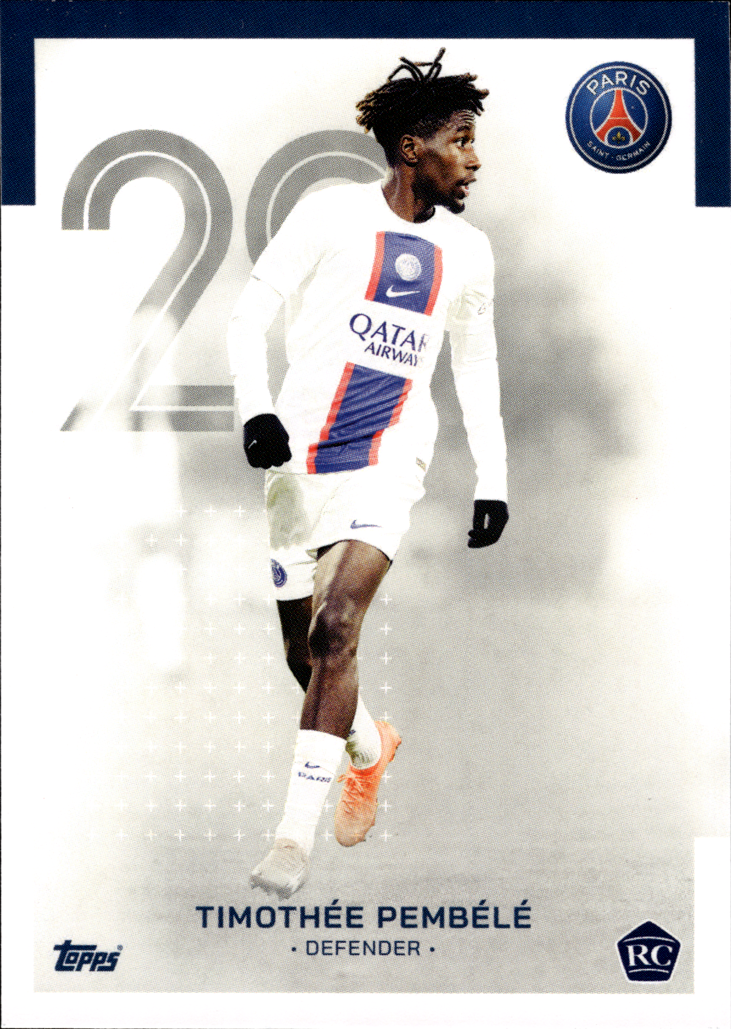 Timothée Pembélé - Topps Paris Saint-Germain Official Team Set 2023-24, Nr. 18 (Art.-Nr. SG102974)
