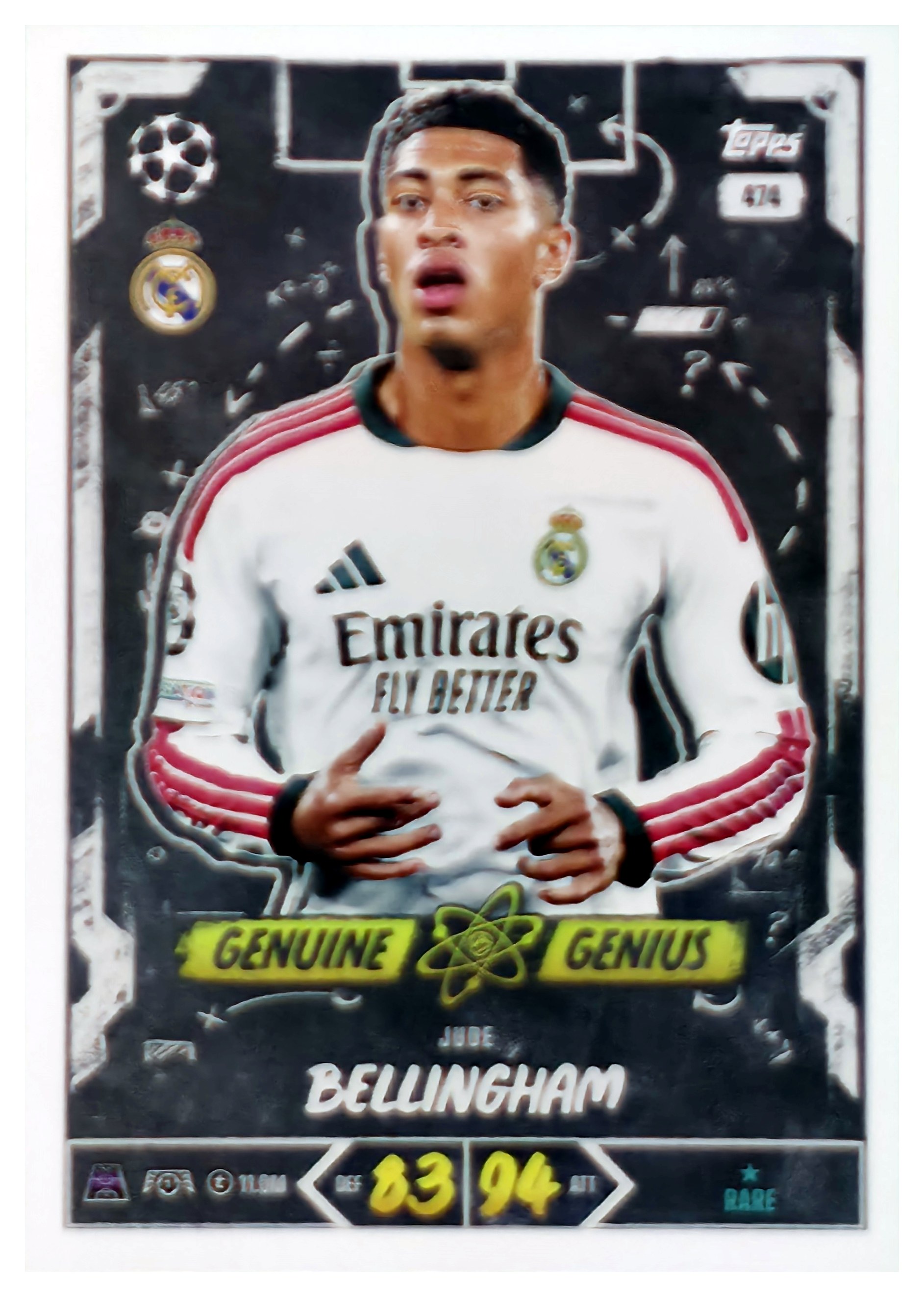 Jude Bellingham - Topps Match Attax UEFA Club Competitions Genuine Genius 2026-27, Nr. 474 (Art.-Nr. SG107659)