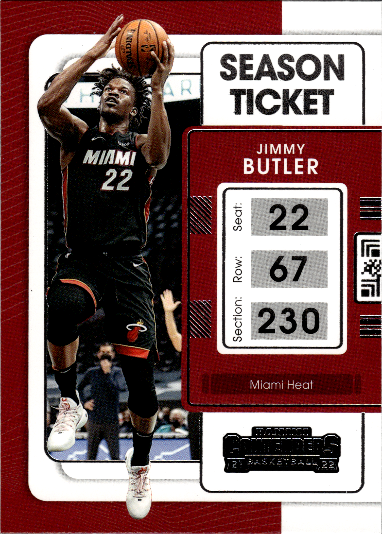 Jimmy Butler - Panini Contenders Season Ticket 2021-22, Nr. 53 (Art.-Nr. SG103621)