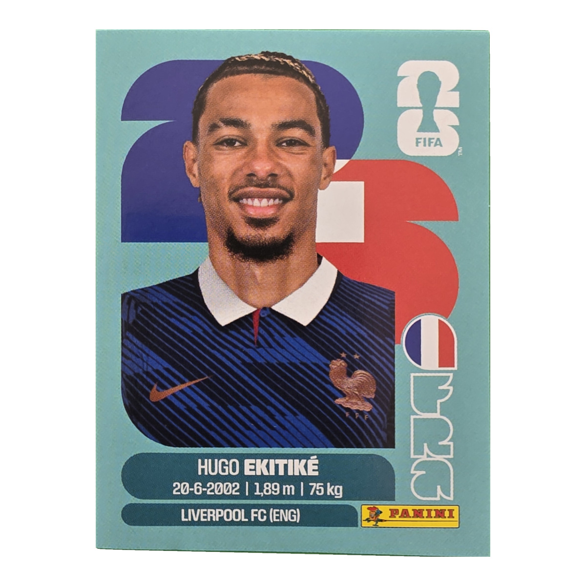 Hugo Ekitike - Frankreich, FIFA WM 2026, Nr. FRA19