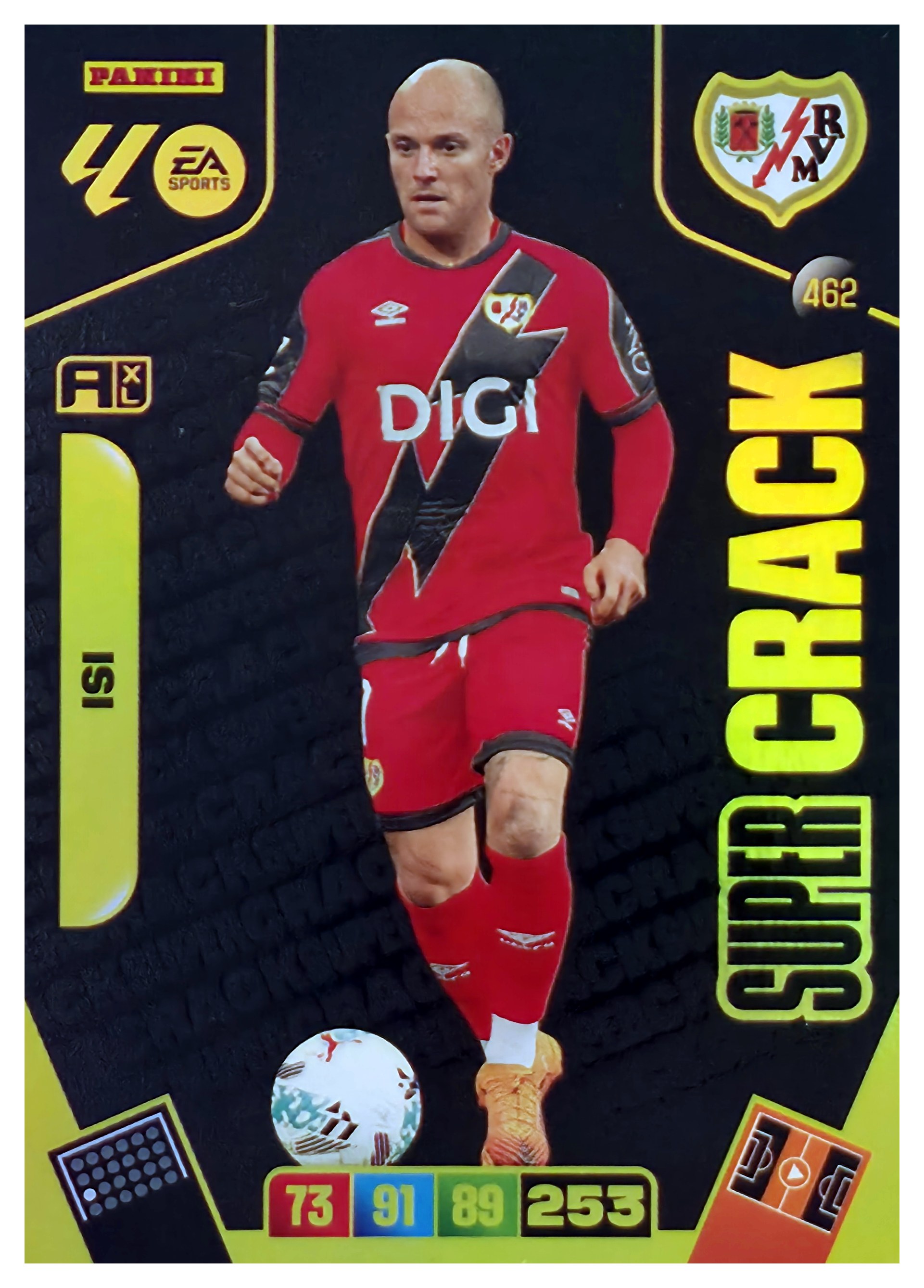 Isi Palazón - Panini Adrenalyn XL LaLiga Super Crack 2025-26, Nr. 462 – Insert (Art.-Nr. SG109409)