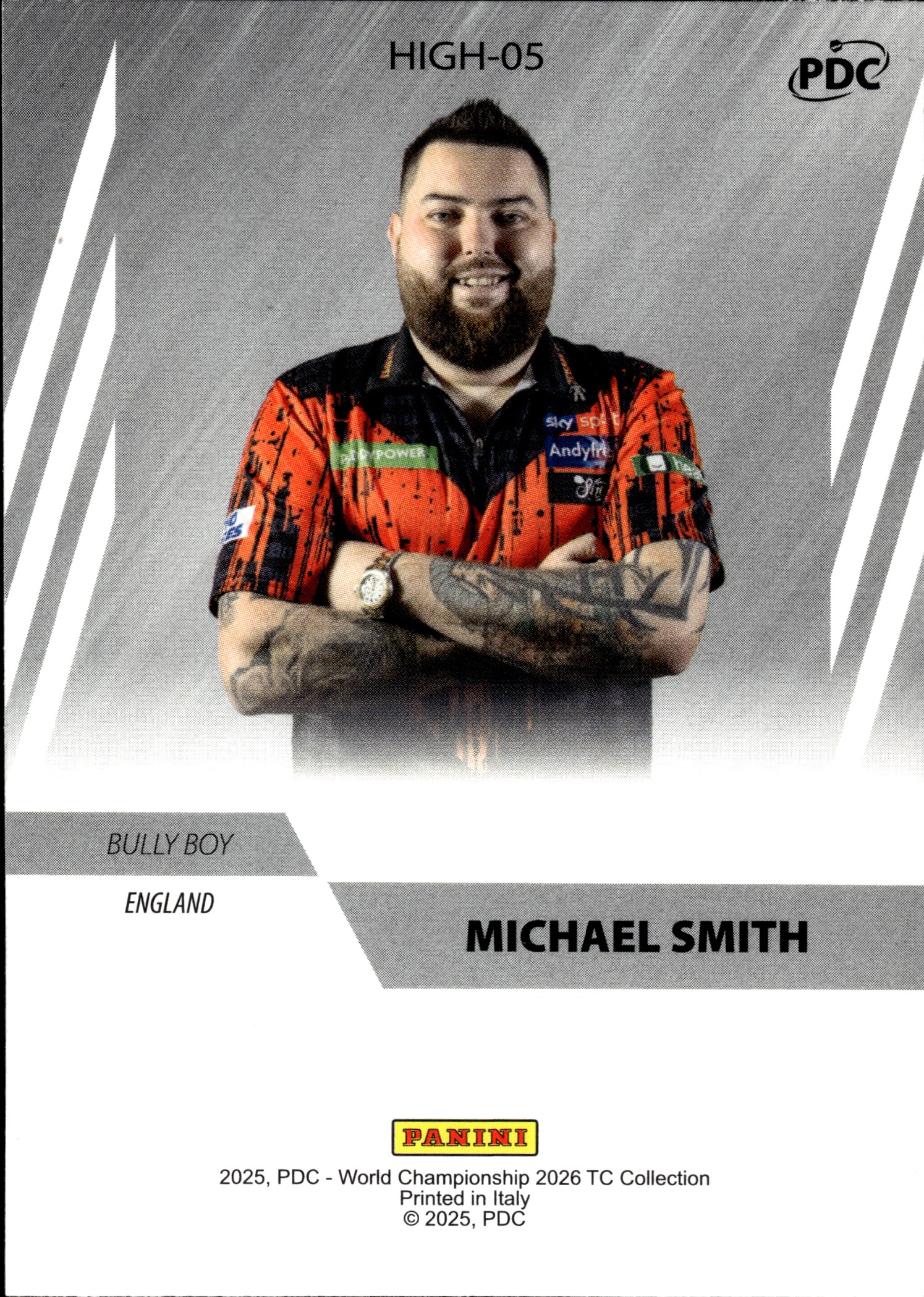 Michael Smith - Panini PDC World Championship TC Collection High Finisher 2026, Nr. HIGH-05 – Insert