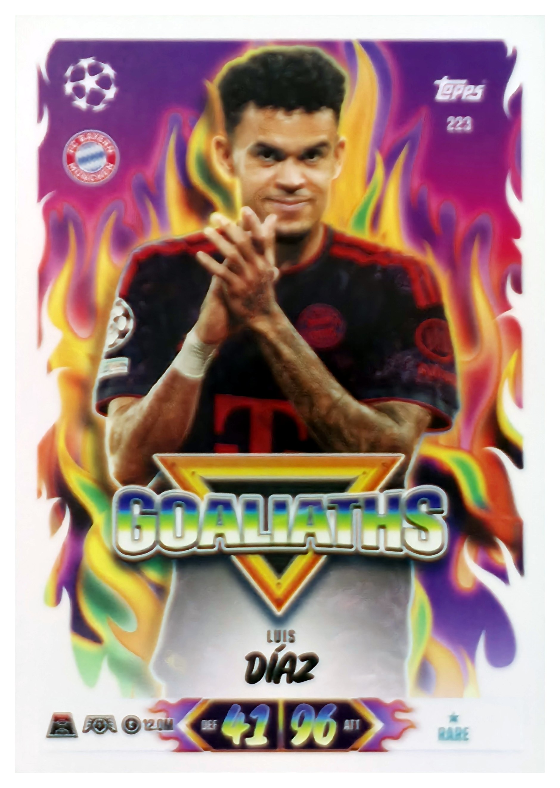 Luis Díaz - Topps Match Attax UEFA Club Competitions Goaliaths 2026-27, Nr. 223 (Art.-Nr. SG107606)
