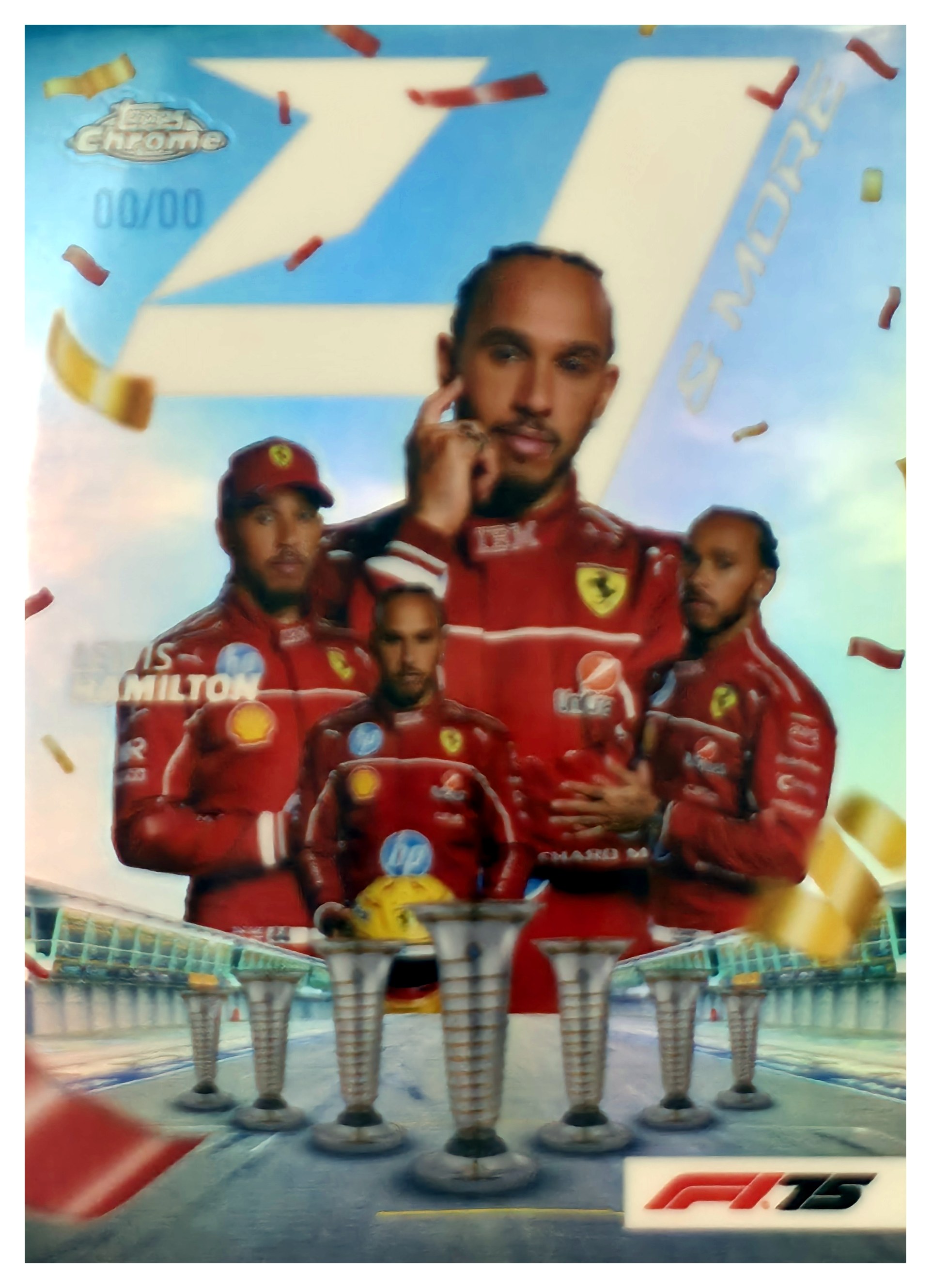 Lewis Hamilton - Topps Chrome Formula 1 Four & More 2025, Nr. 4N-2 (Art.-Nr. SG109012)
