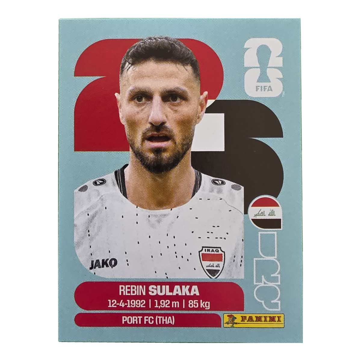 Rebin Sulaka - Irak, FIFA WM 2026, Nr. IRQ3