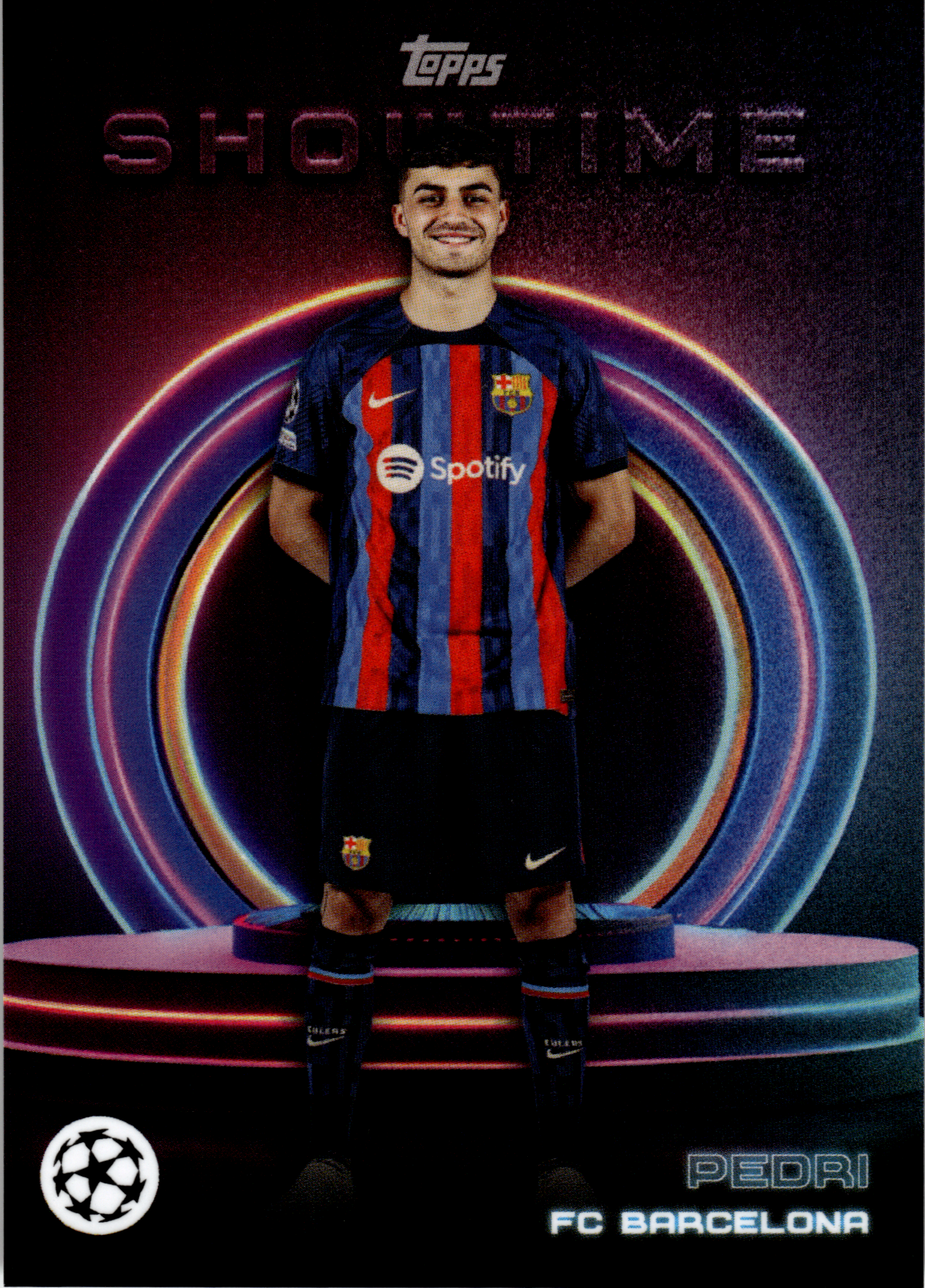 Pedri - Topps UEFA Club Competitions Showtime 2023-24 (Art.-Nr. SG102934)